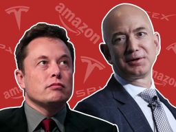 BI Graphics Jeff Bezos vs Elon Musk