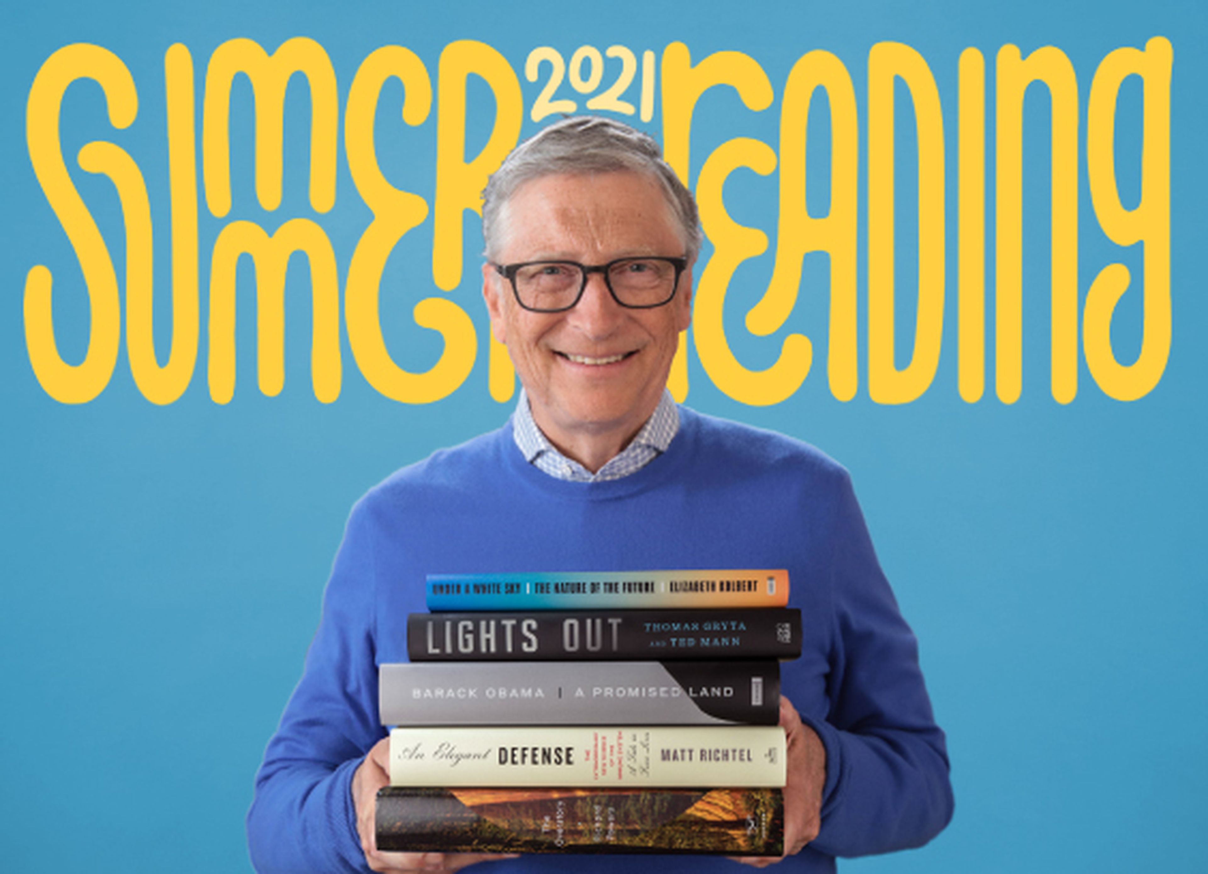 Recomendación personal de libros para leer en verano de Bill Gates.