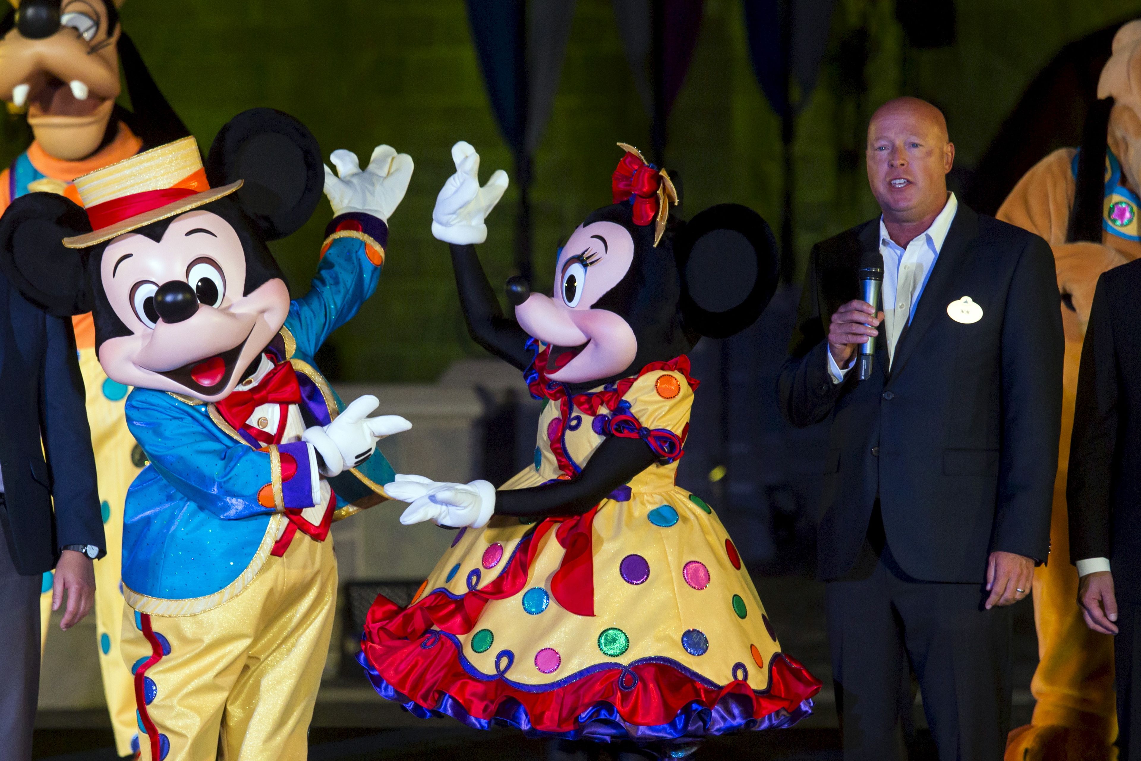 Bob Chapek, CEO de Disney durante el décimo aniversario de Disneyland Hong Kong.