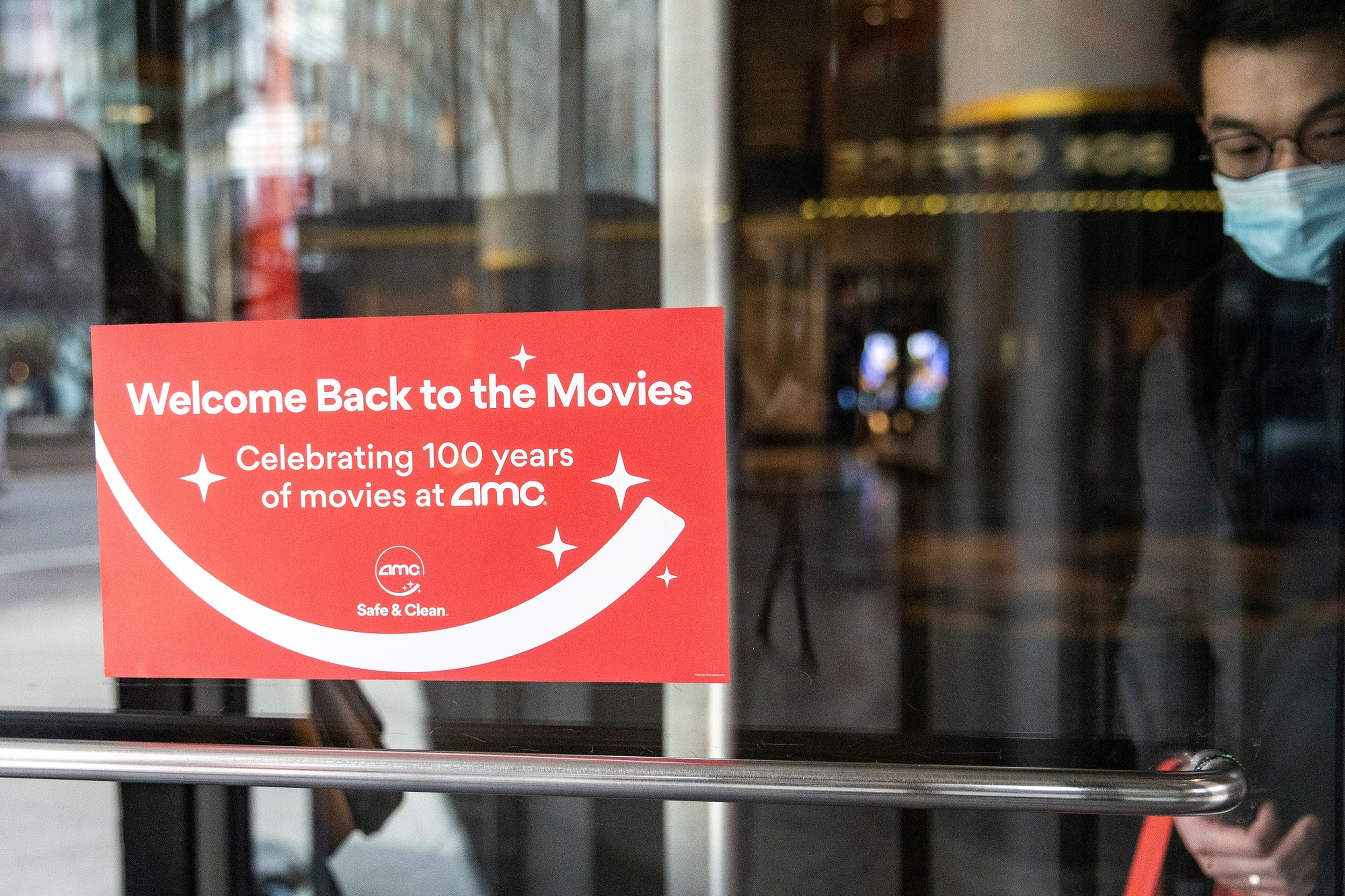 Uno de los cines de AMC reabierto en Nueva York (EEUU)
