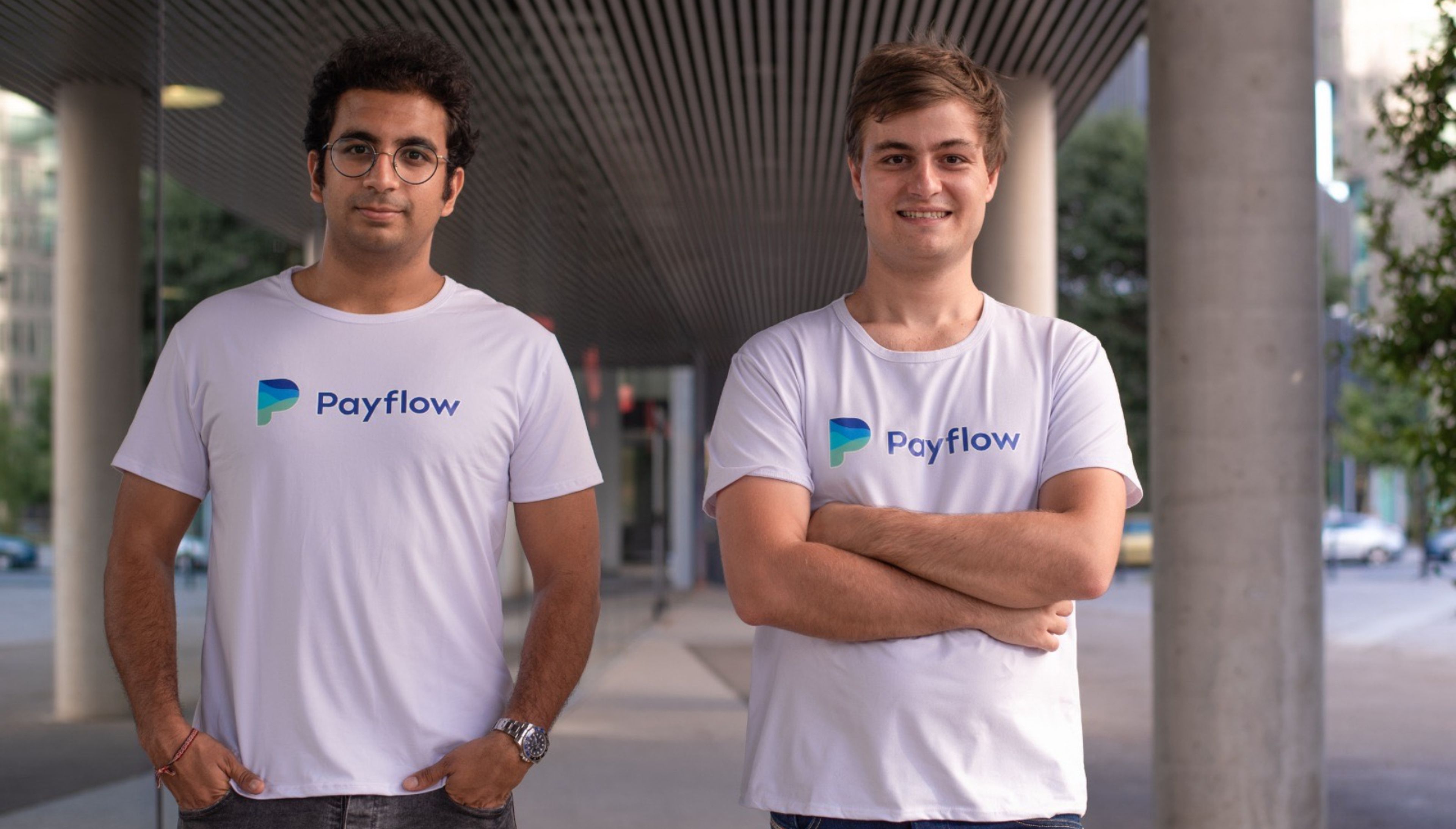 Los cofundadores de Payflow, Avinash Sukhwani y Benoit Menardo