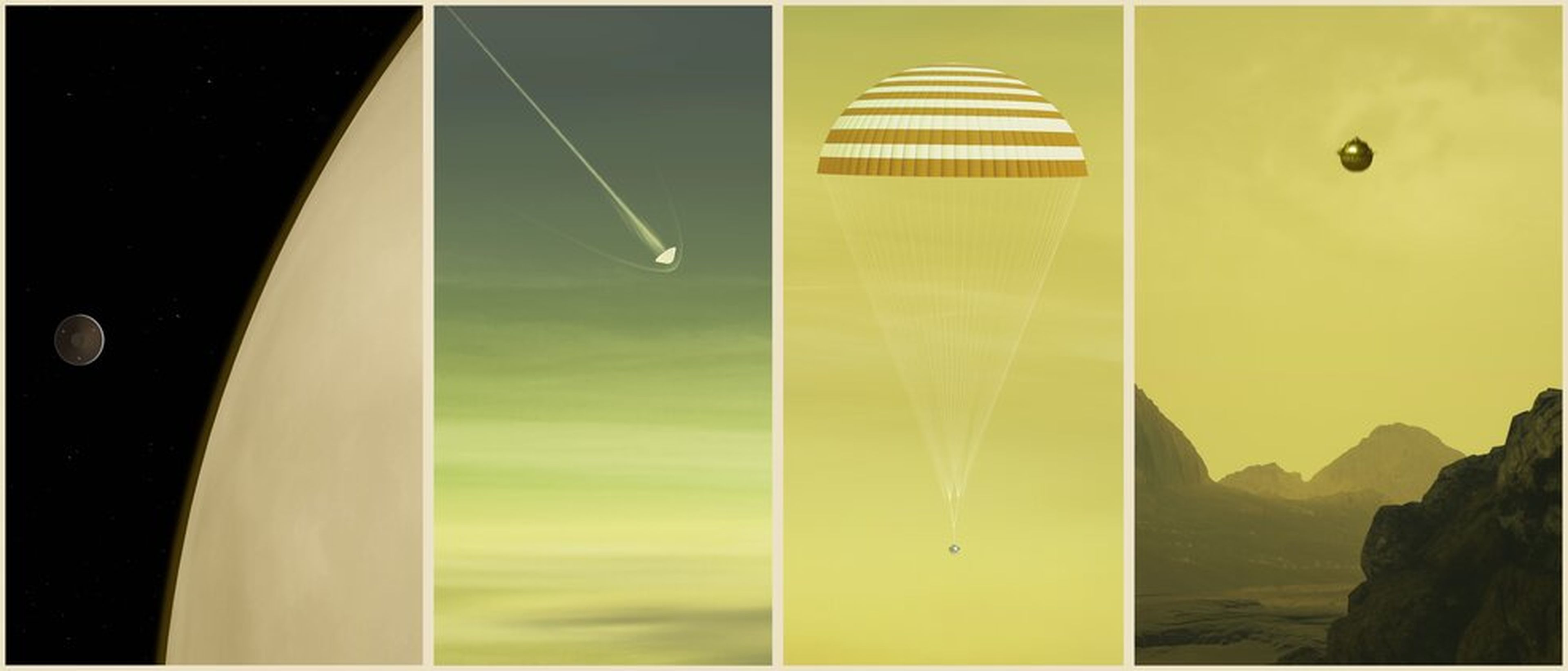 Ilustración de los pasos de DAVINCI + en Venus.