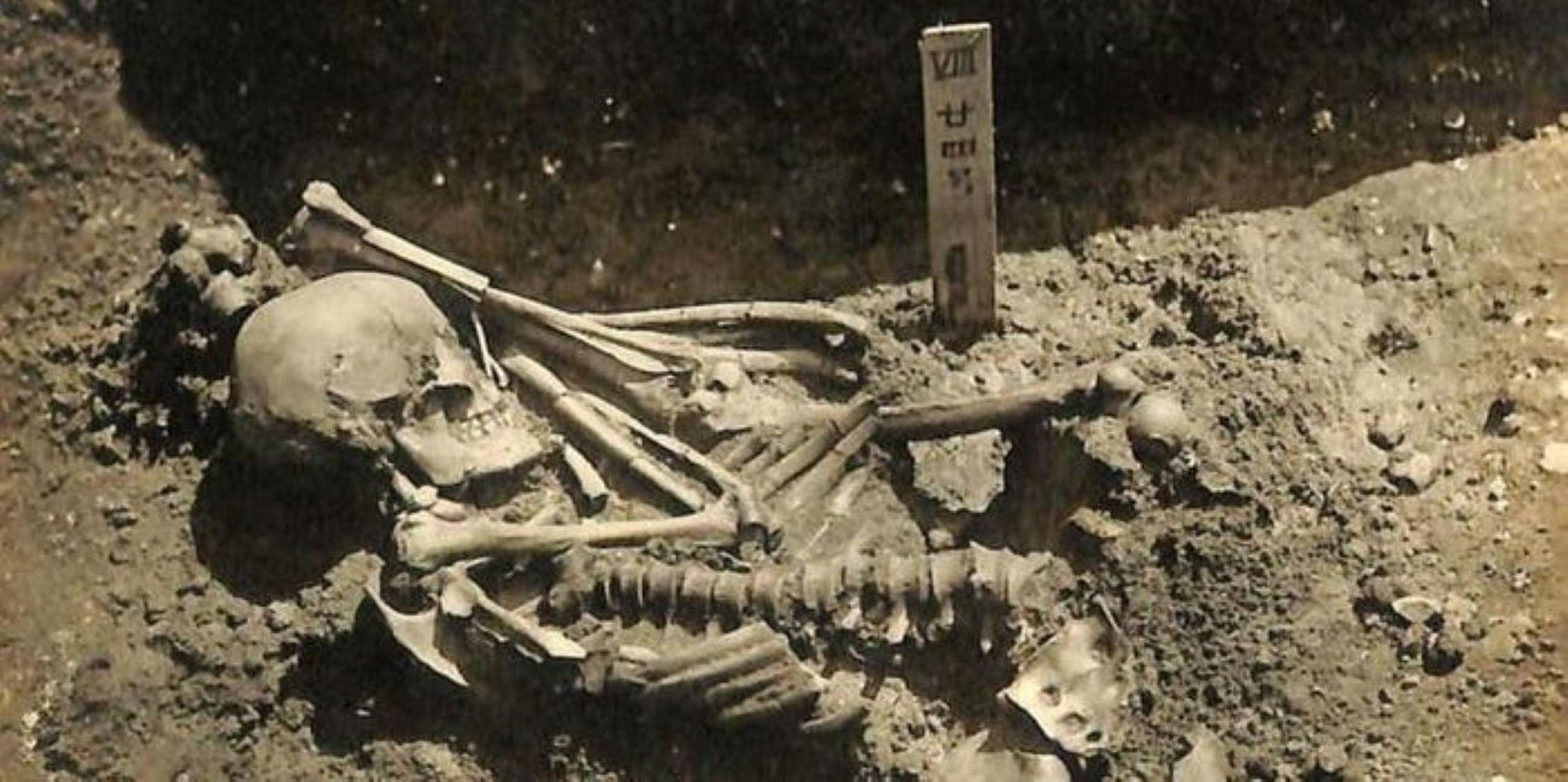 Fotografía original de la excavación del Tsukumo nº 24.