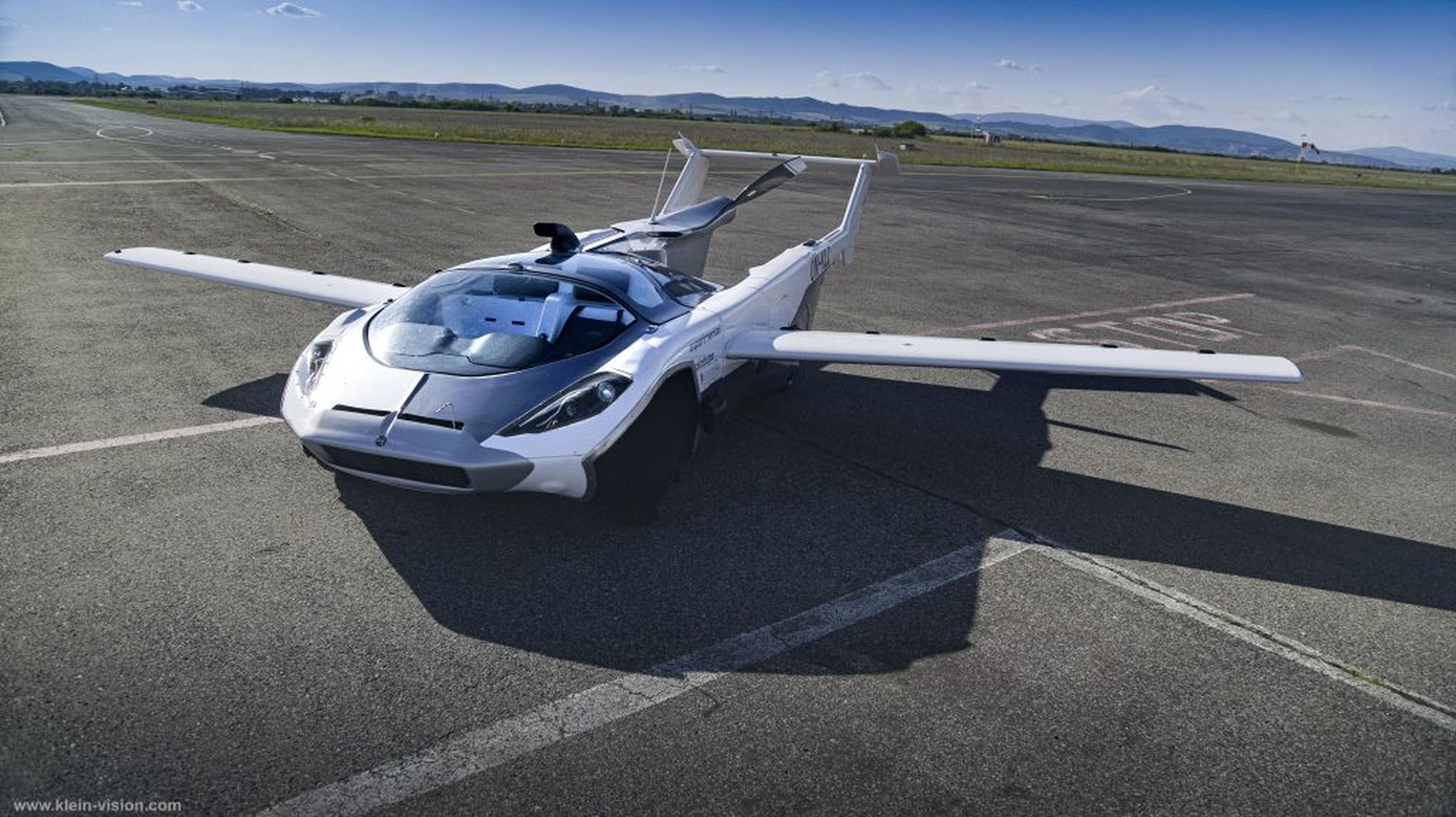 Modelo de Air Car, coche volador desarrollado por Klein Vision.
