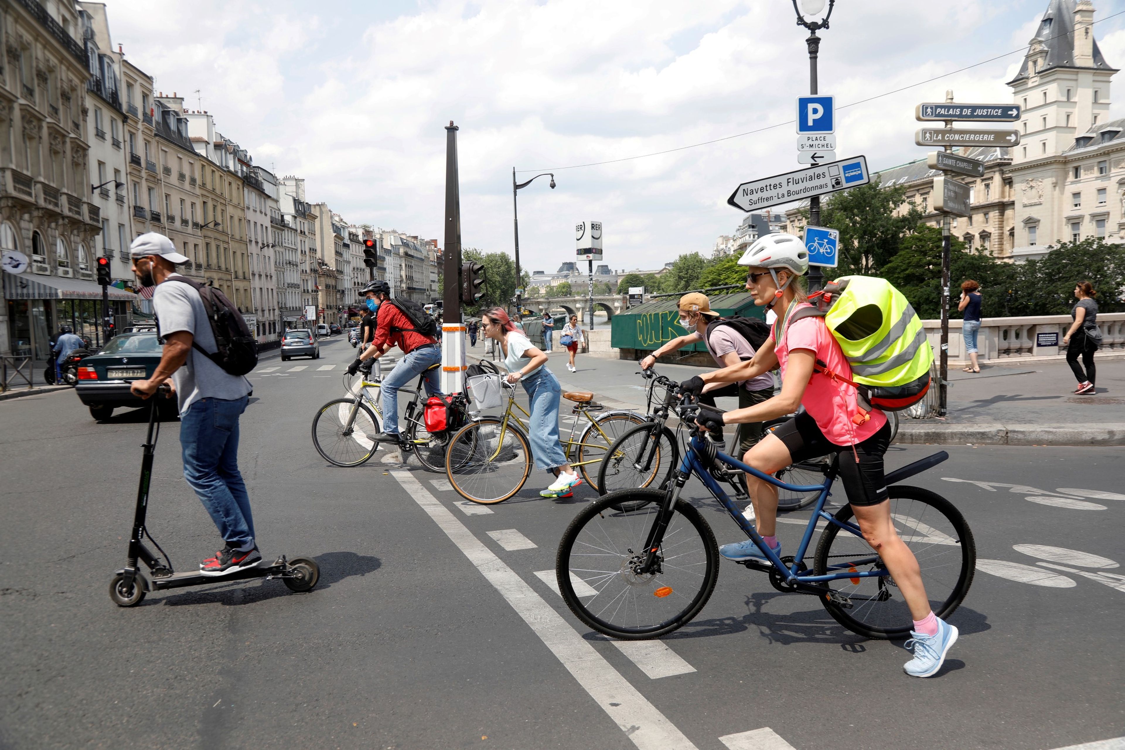 Movilidad sostenible en París