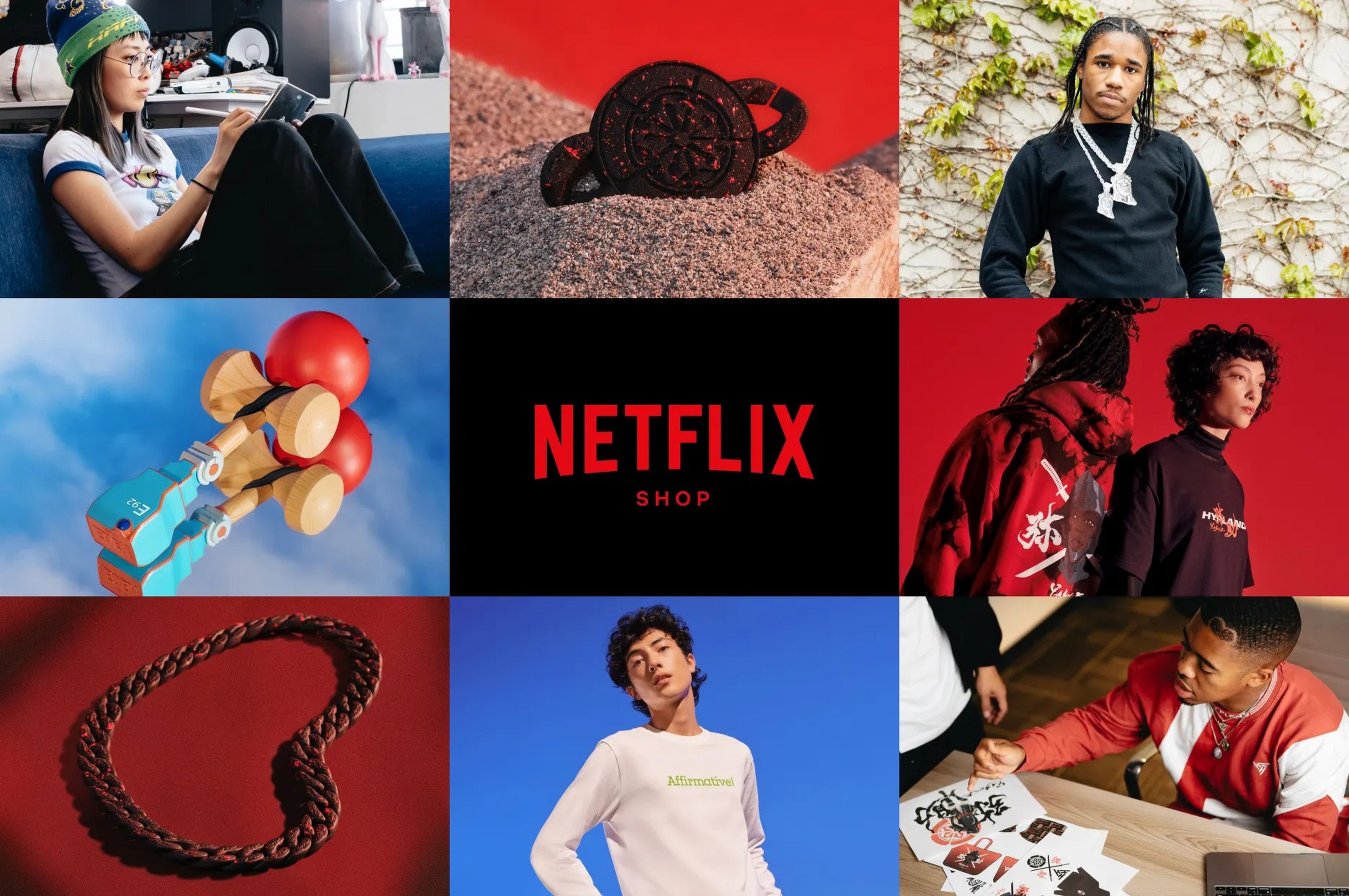 Netflix.Shop Art + Logo