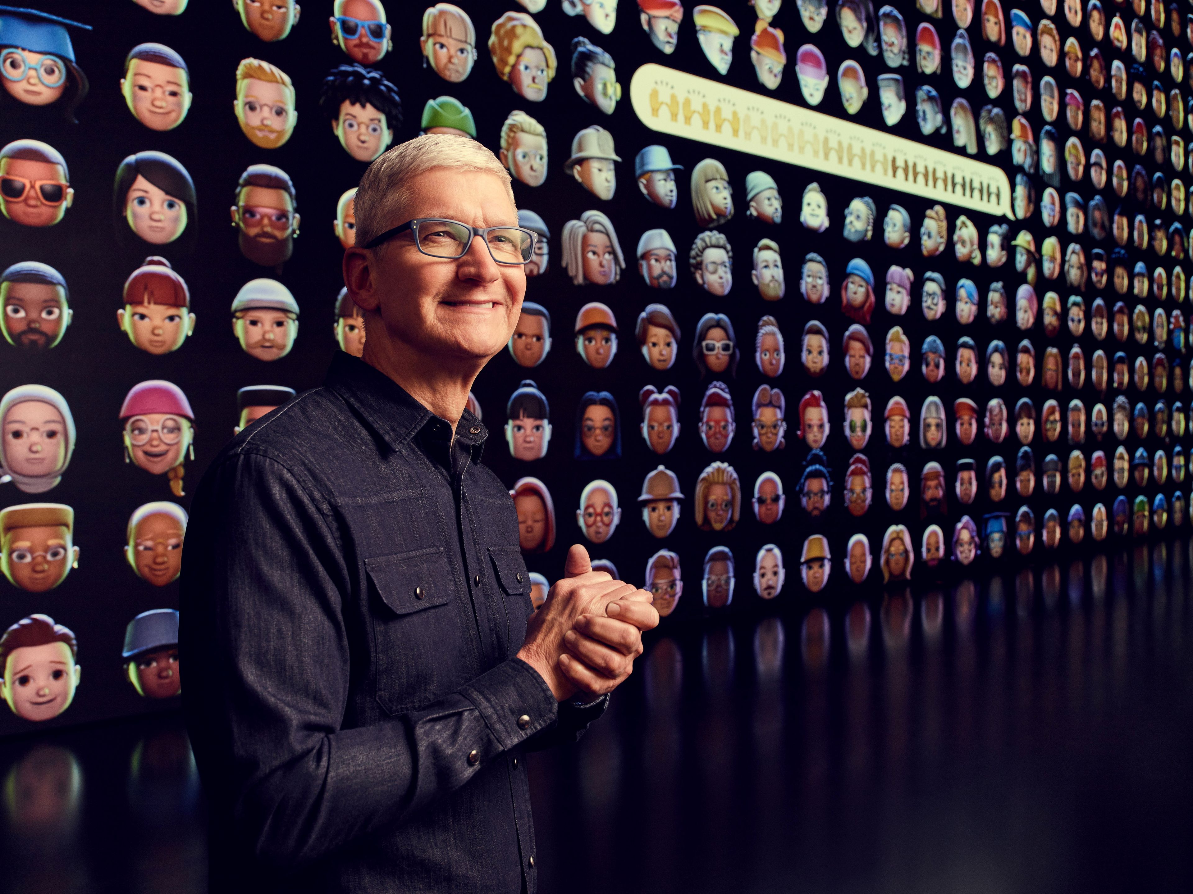 Tim Cook, CEO de Apple, durante la WWDC21.