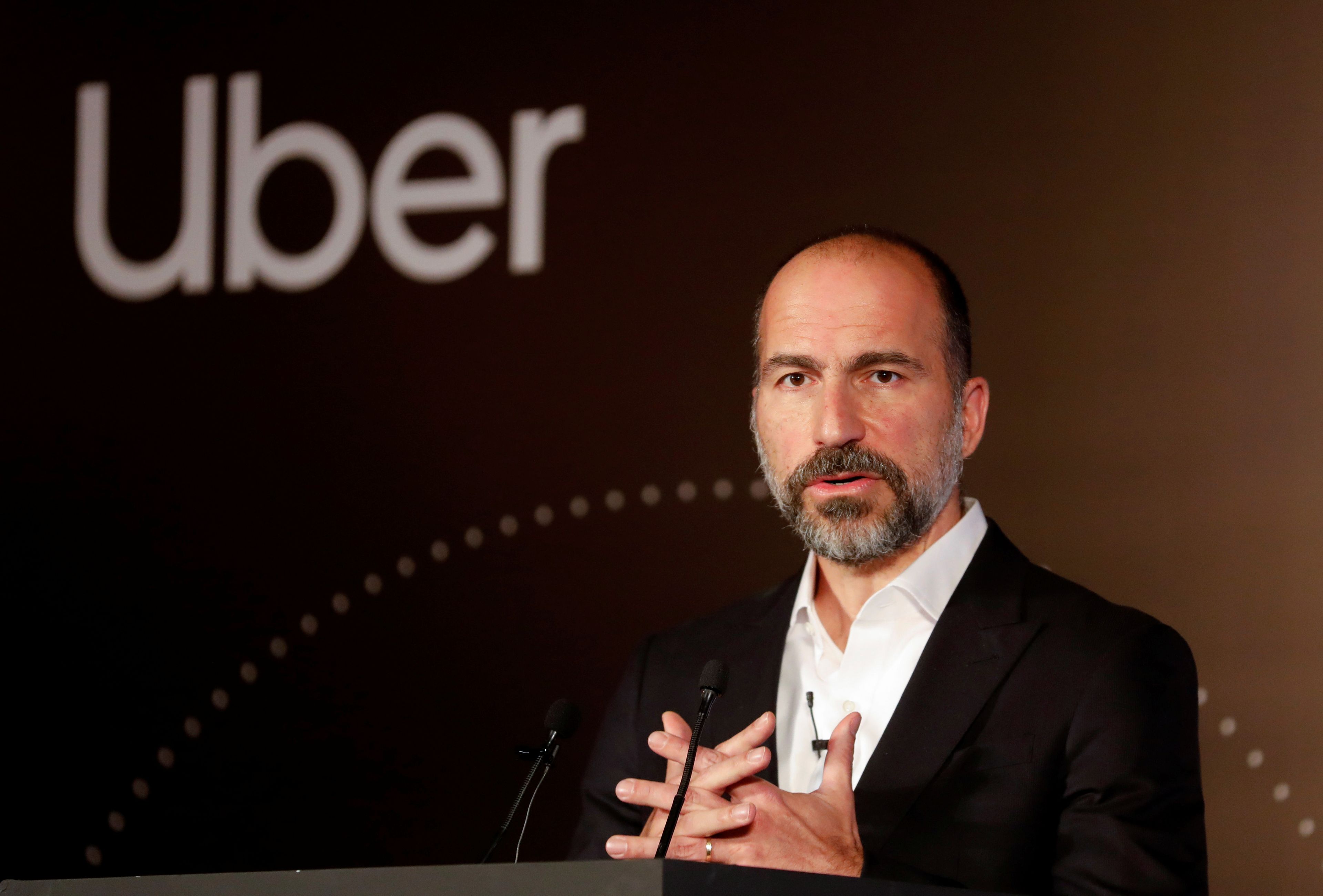 El CEO de Uber, Dara Khosrowshahi.