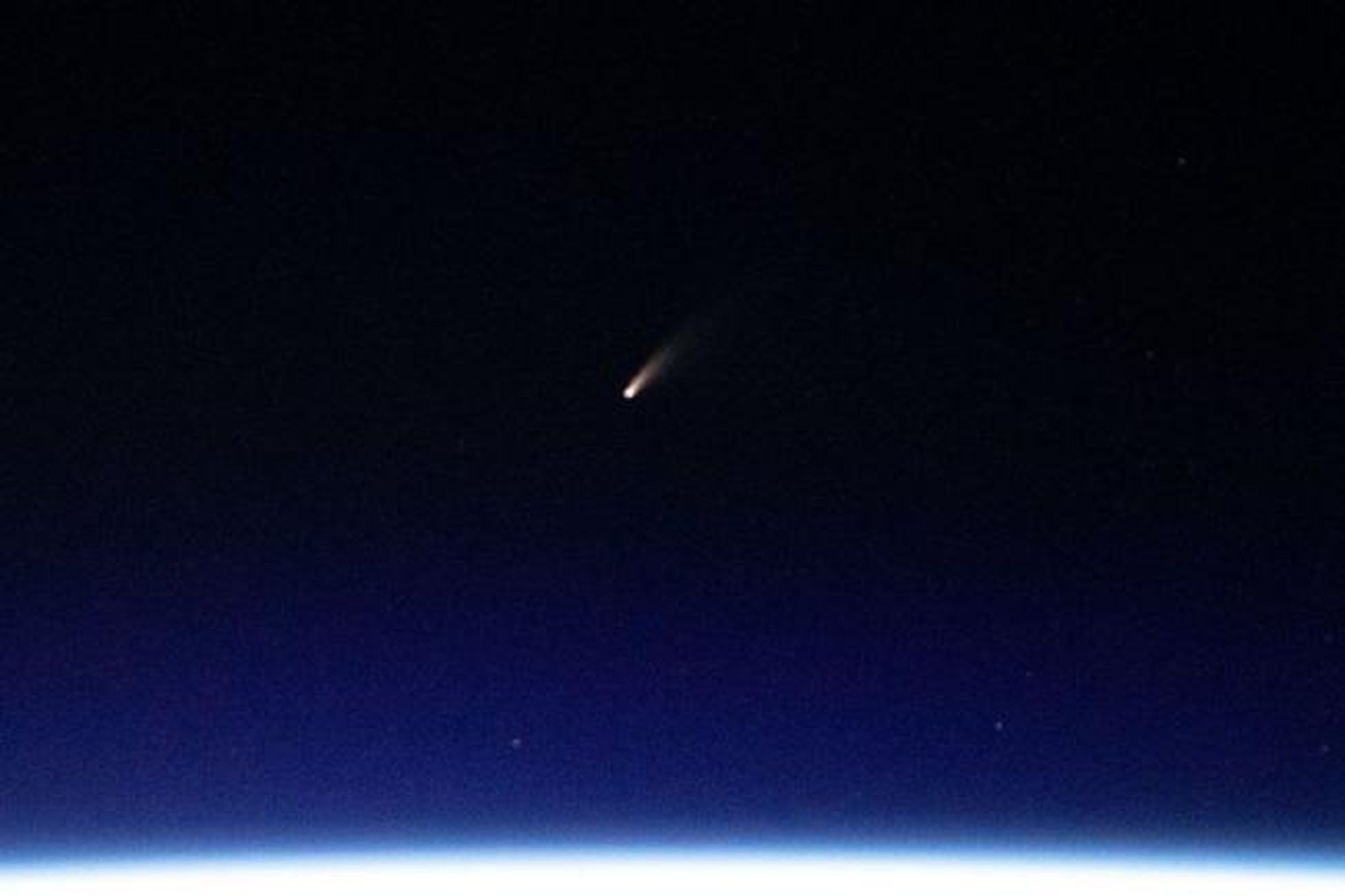 Fotografía del cometa NEOWISE tomada por la NASA, en julio de 2020.