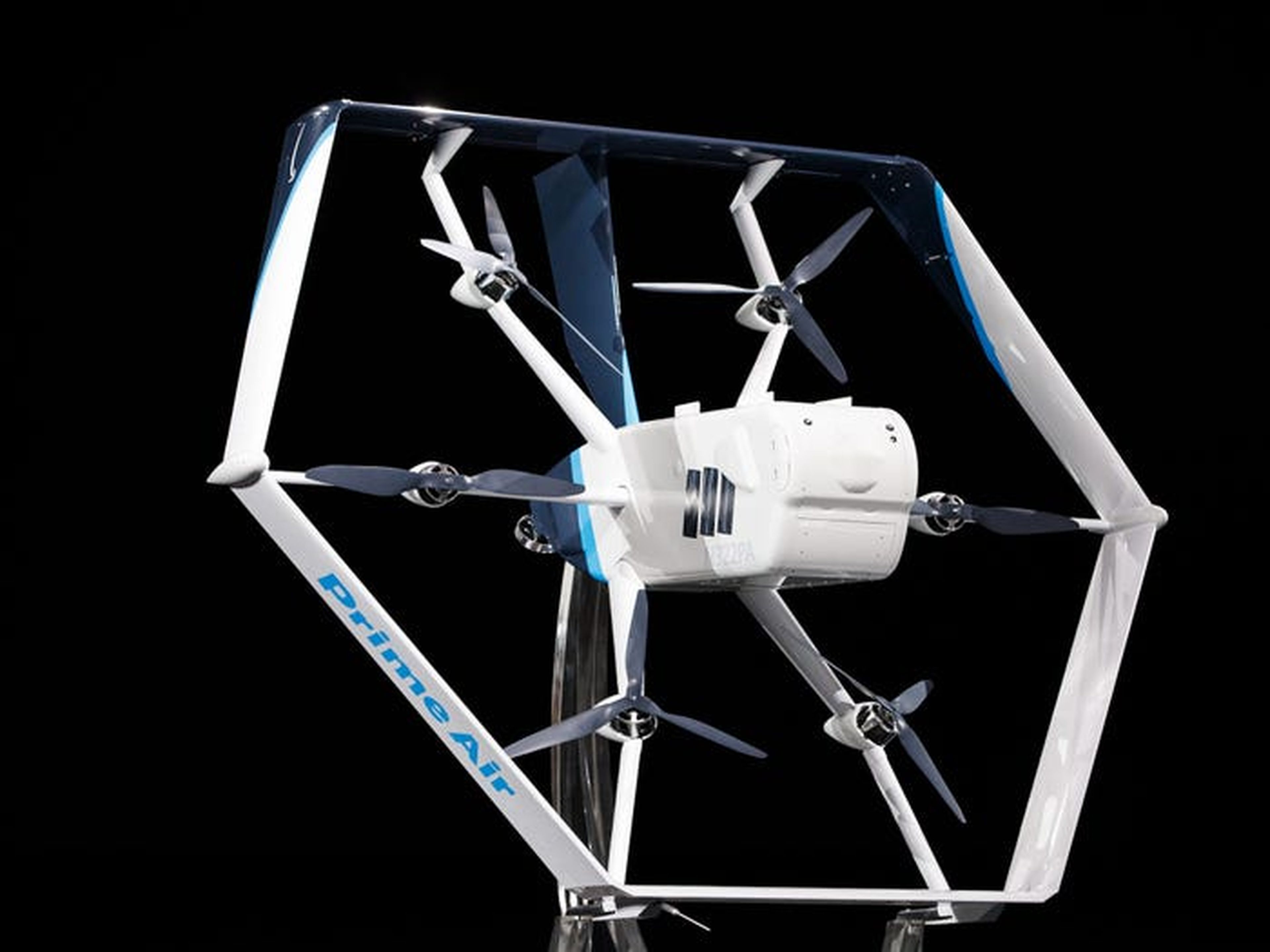Un dron de Amazon Prime Air