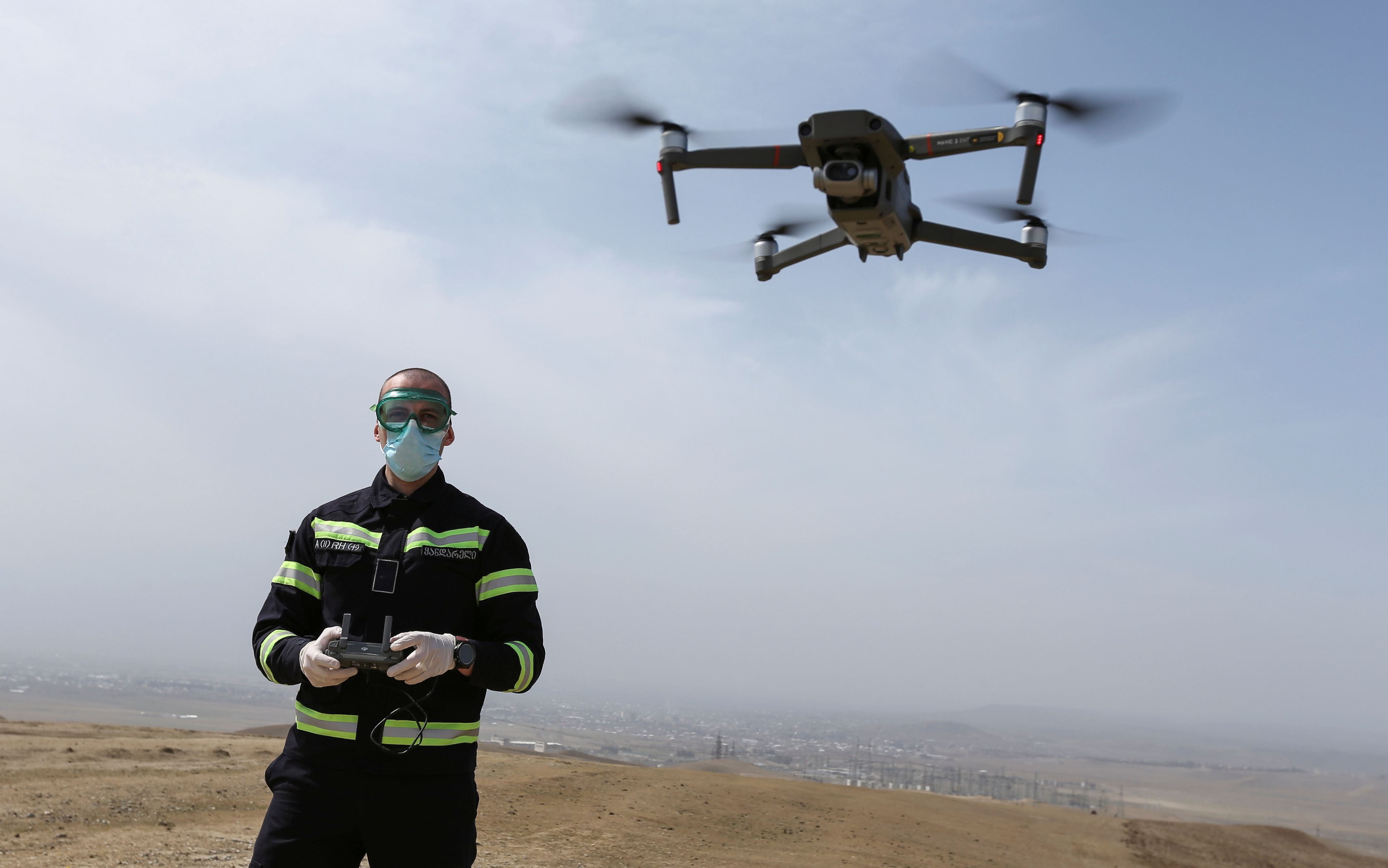 Drones que vigilan el tráfico de la DGT