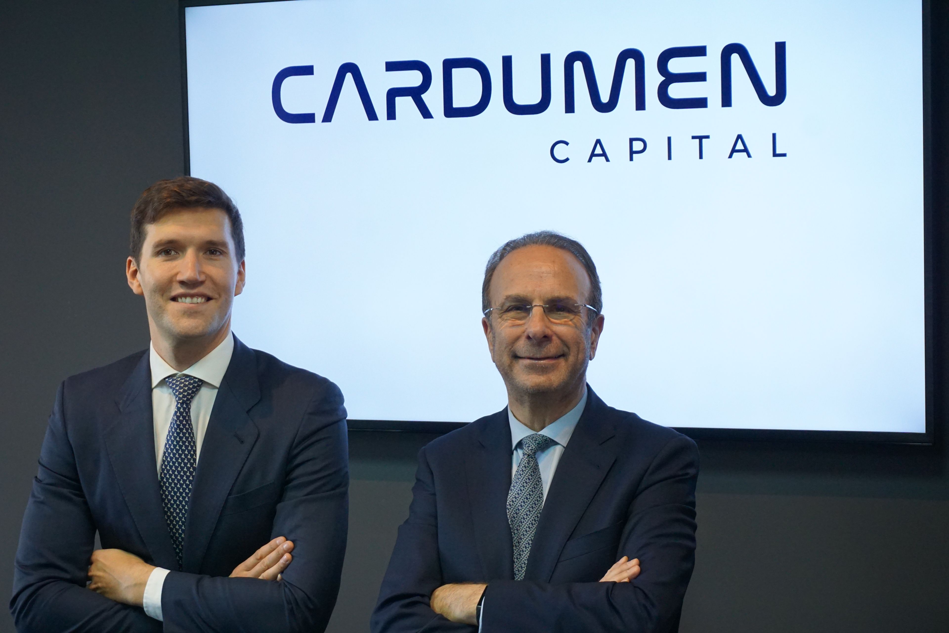 Gonzalo Martínez de Azagra, cofundador y socio director, y Gil Gidron, presidente de Cardumen Capital
