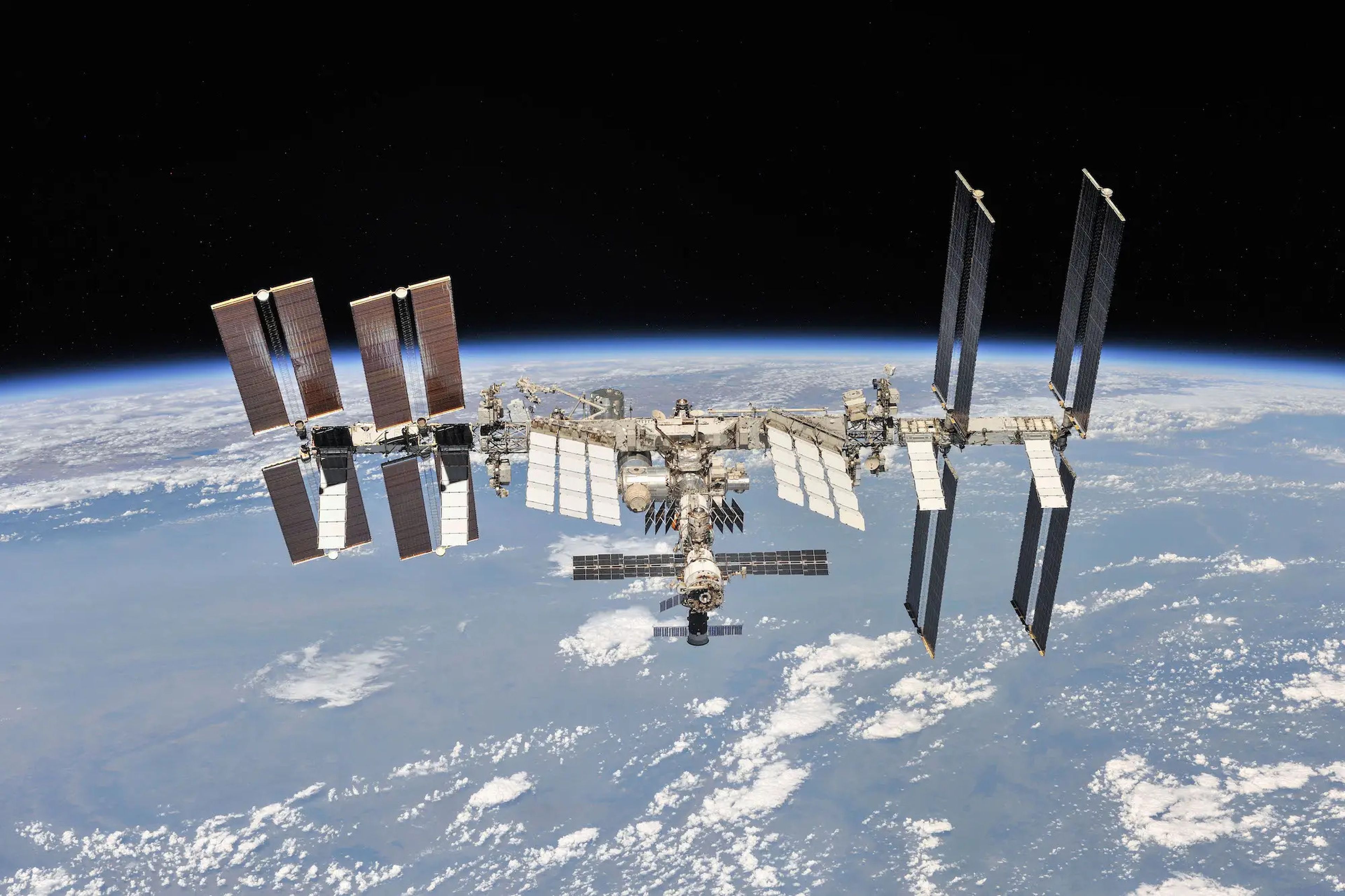 La Estación Espacial Internacional fotografiada en noviembre de 2018.