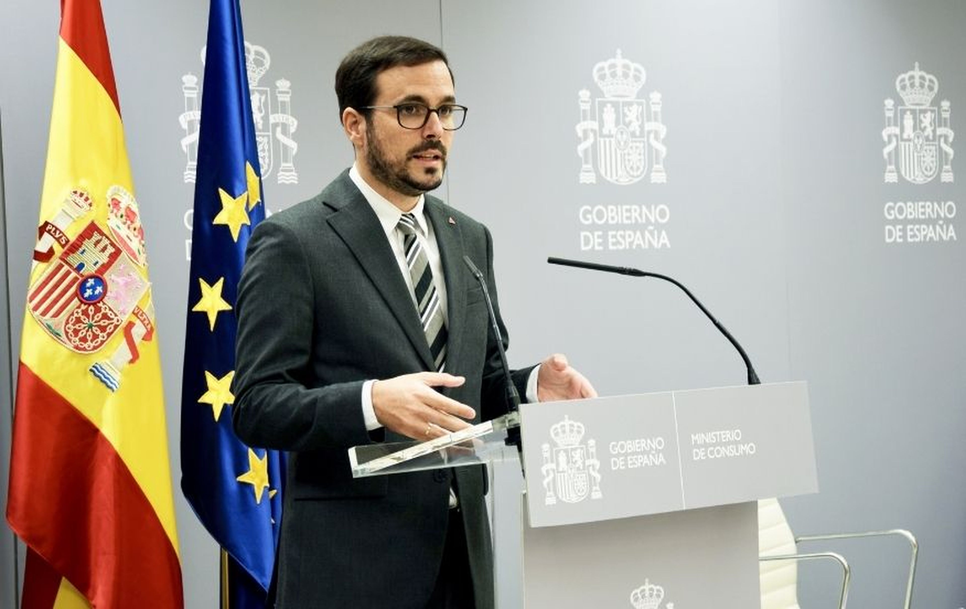 El ministro de Consumo, Alberto Garzón.
