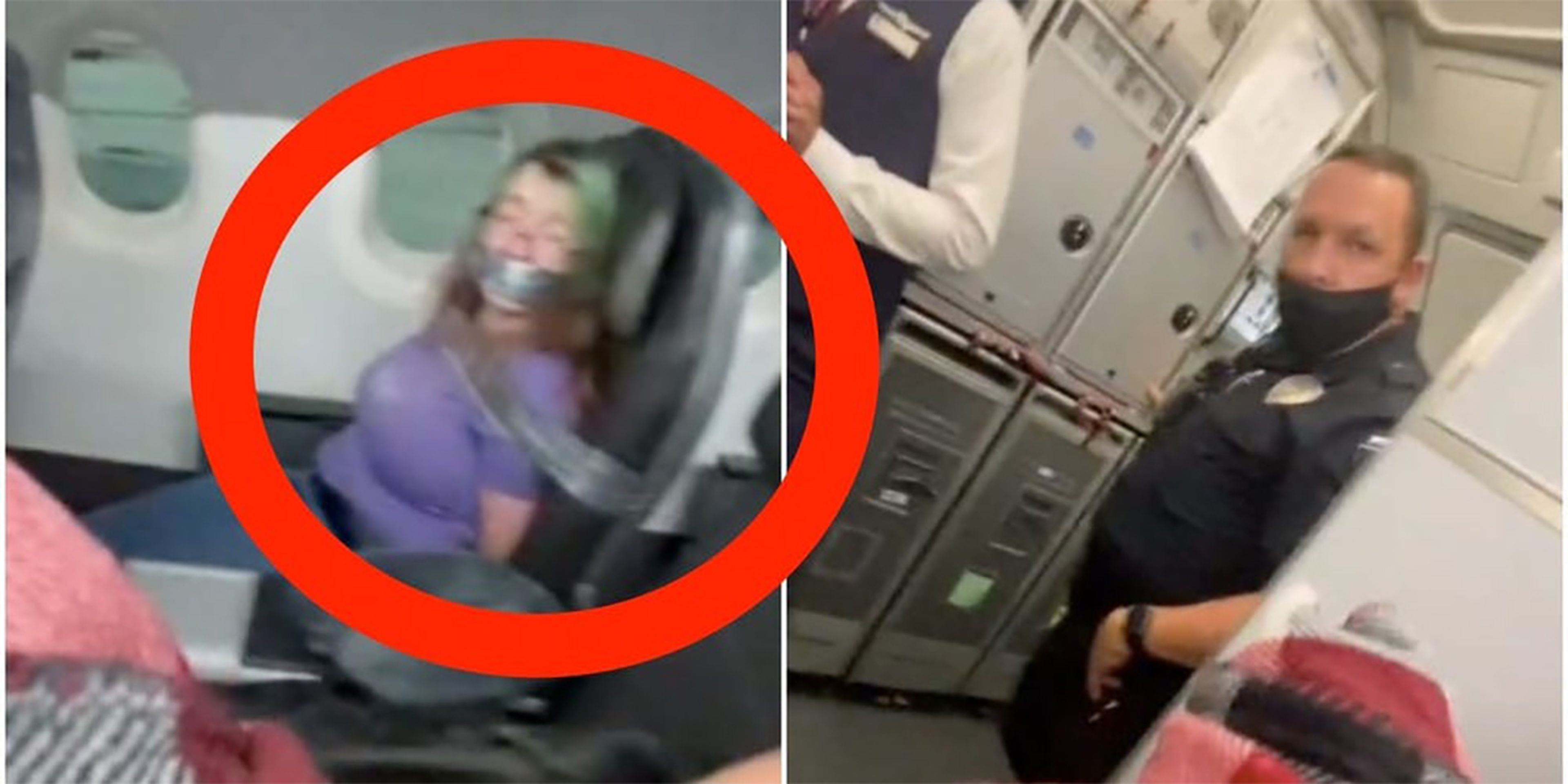 Человека засосало в самолет. Дебош в самолете. Женщину привязали скотчем к креслу в самолёте. Заспанный в самолете человек. Скотчем заклеивают датчики самолета.