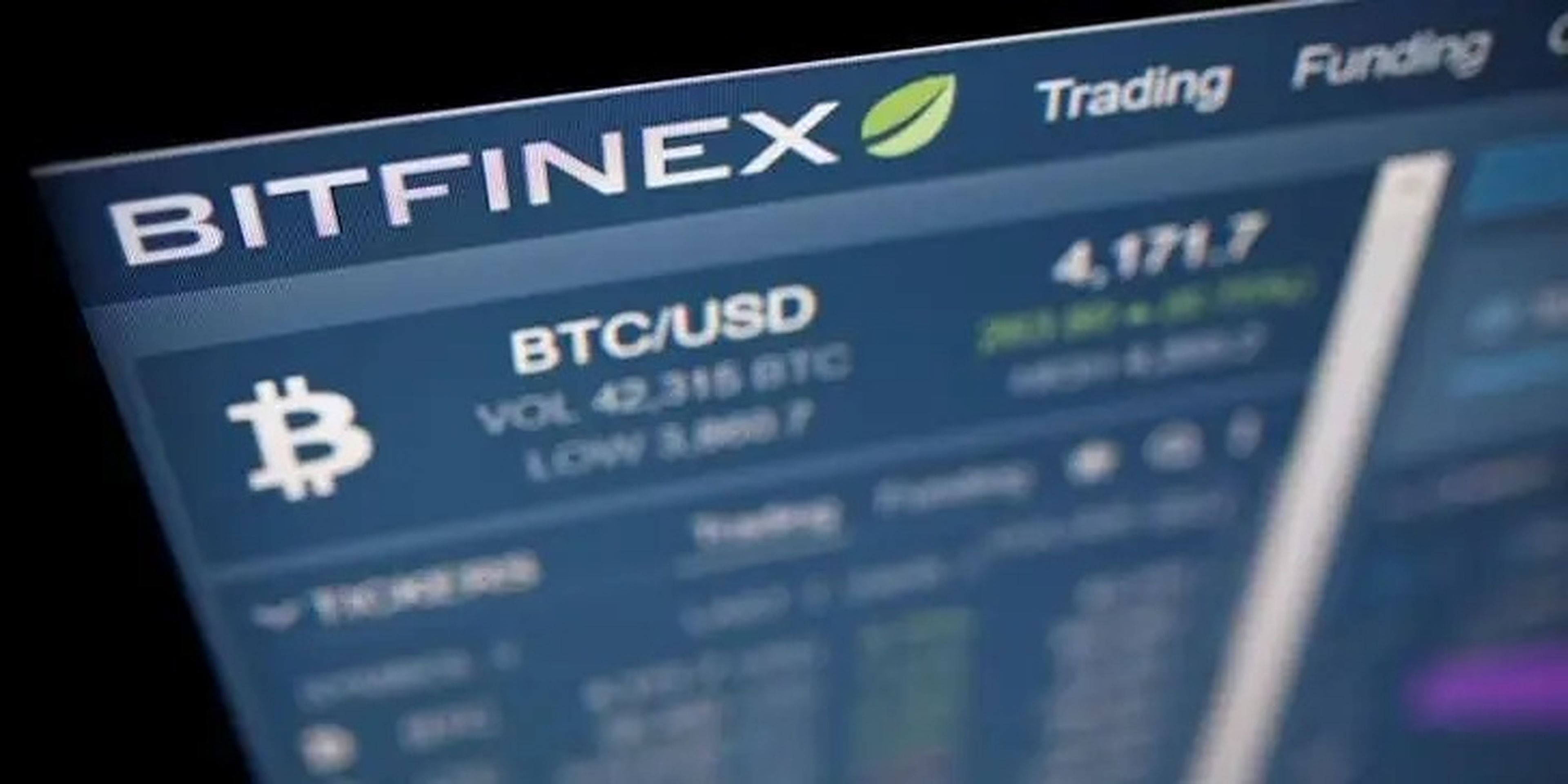 Foto del 'exchange' de criptomonedas Bitfinex. Thomson Reuters