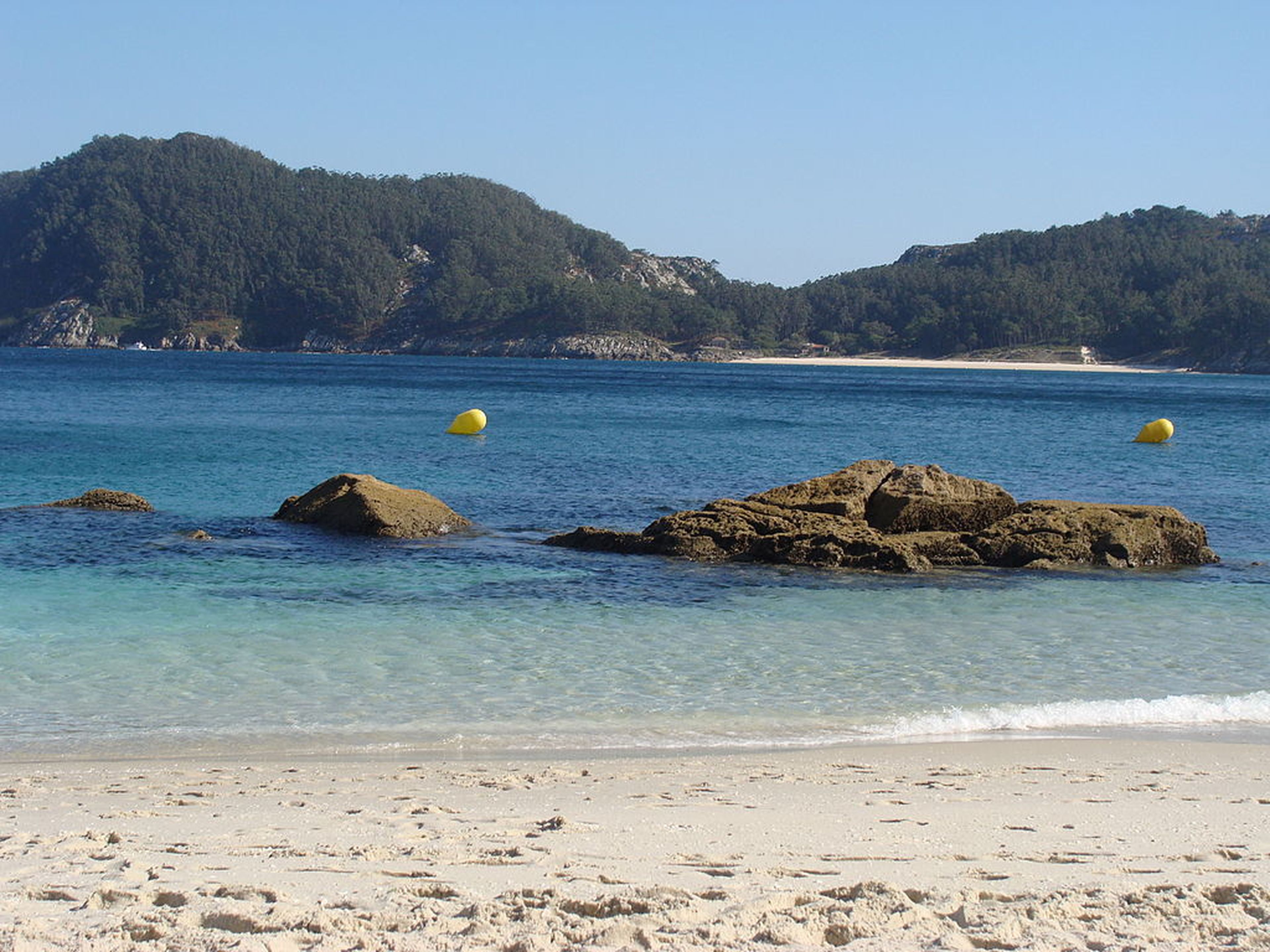 Playa de Nuestra Señora en las Islas Cíes de Vigo.