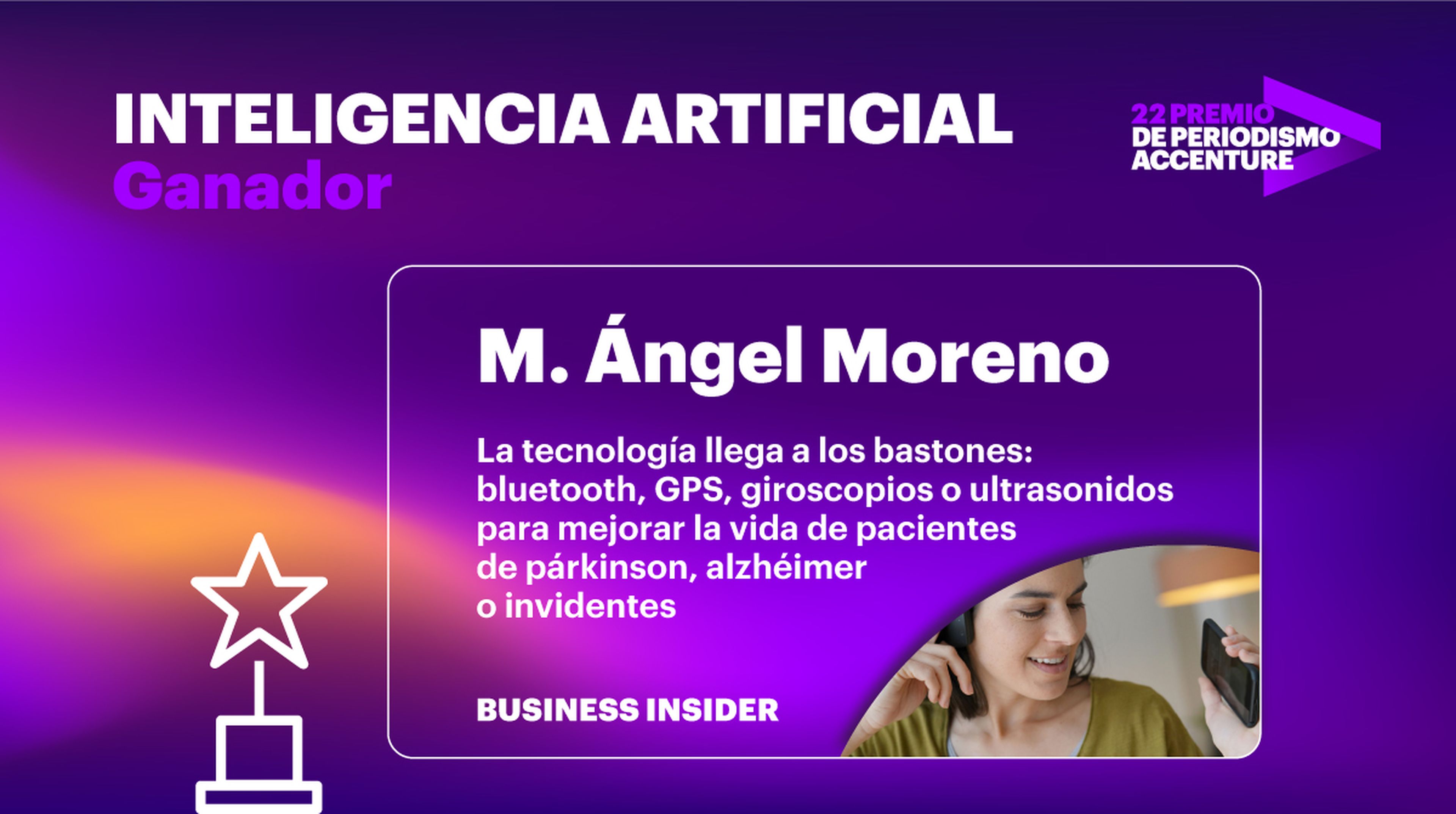 Premio Accenture Periodismo Miguel Ángel Moreno