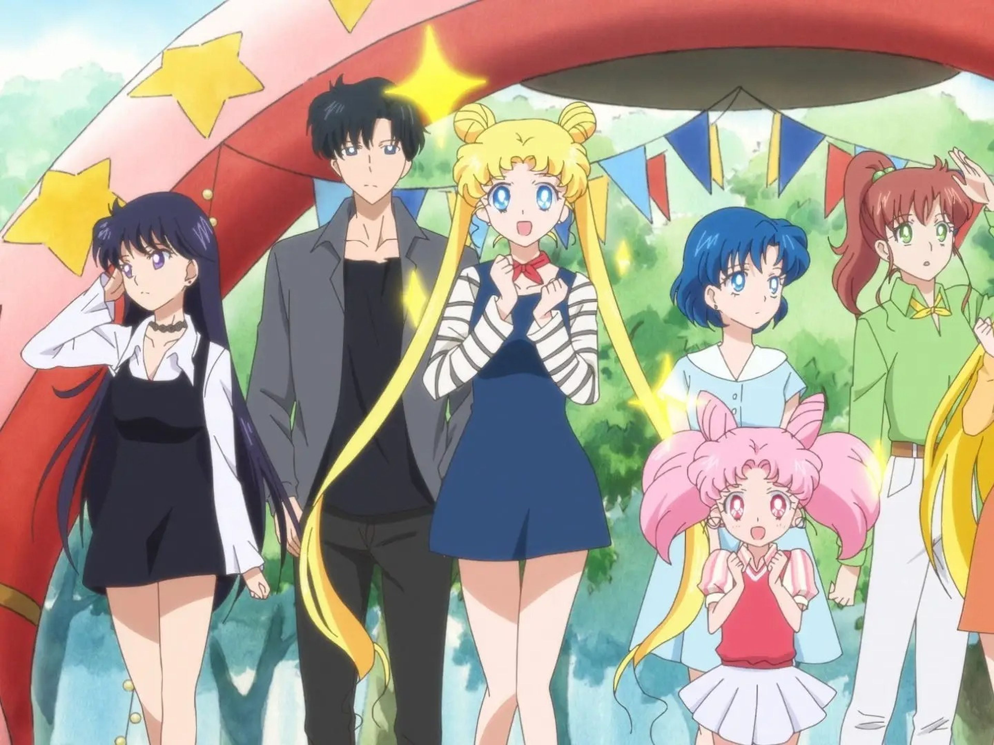 Imagen de 'Pretty Guardian Sailor Moon Eternal: La película', actualmente disponible en Netflix