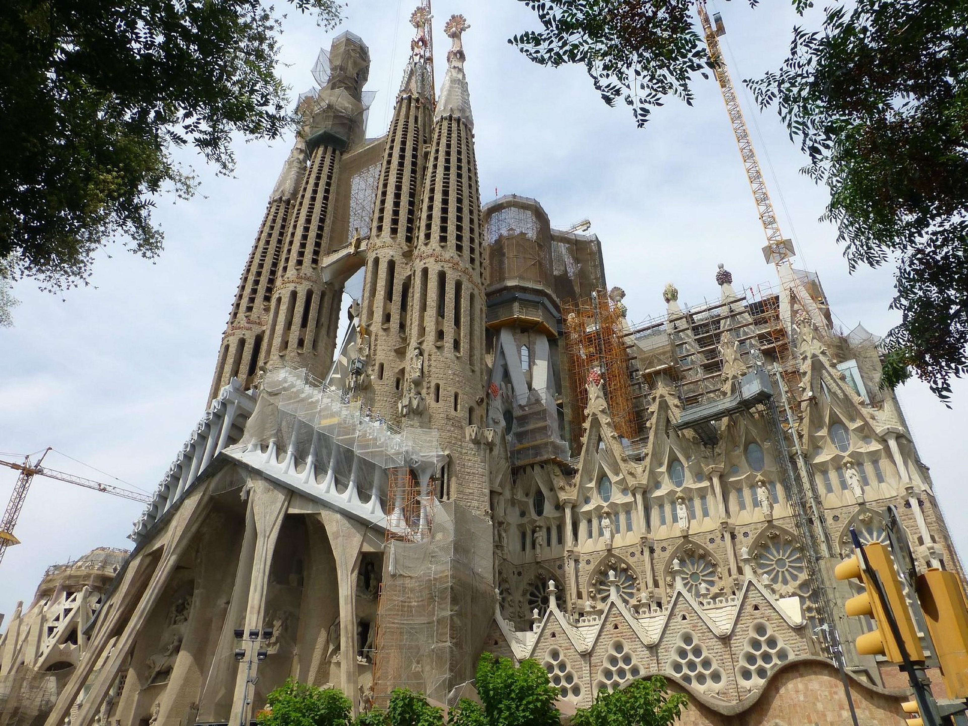 La Sagrada Familia de Barcelona.