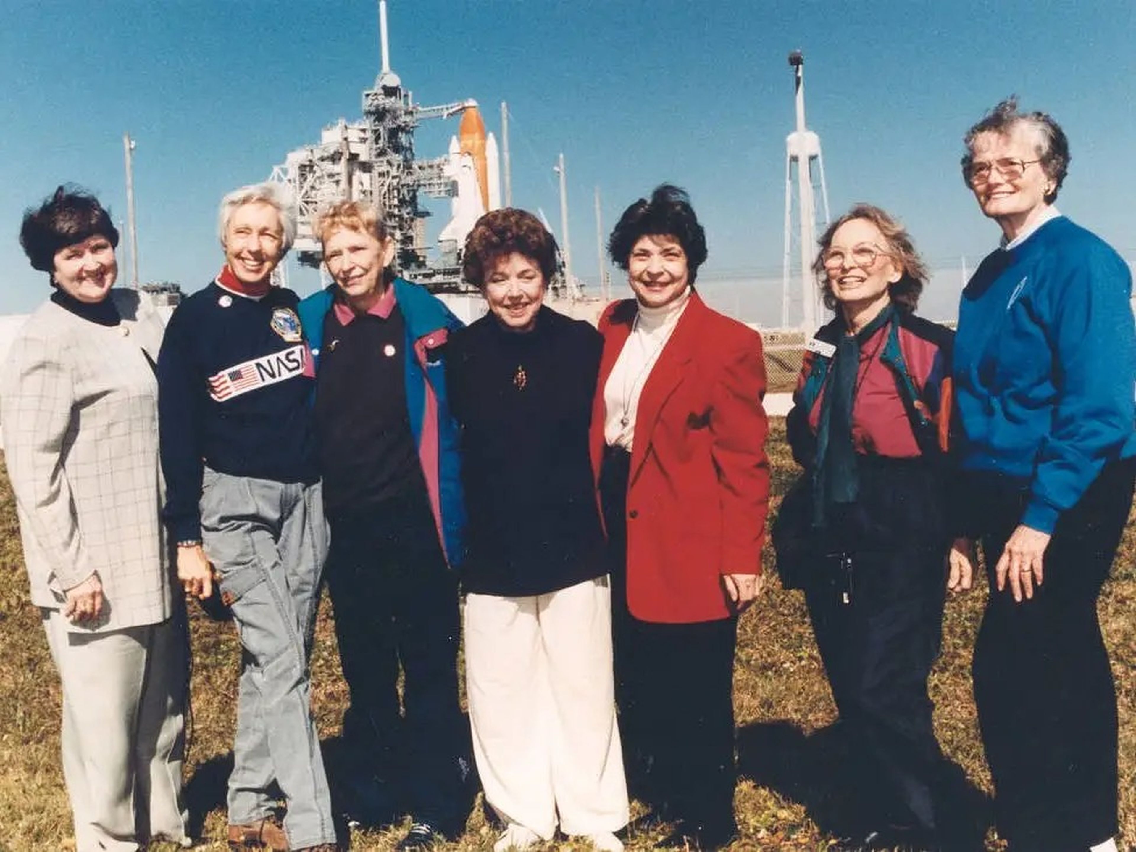 several women, including Wally Funk, who were part of Mercury 13