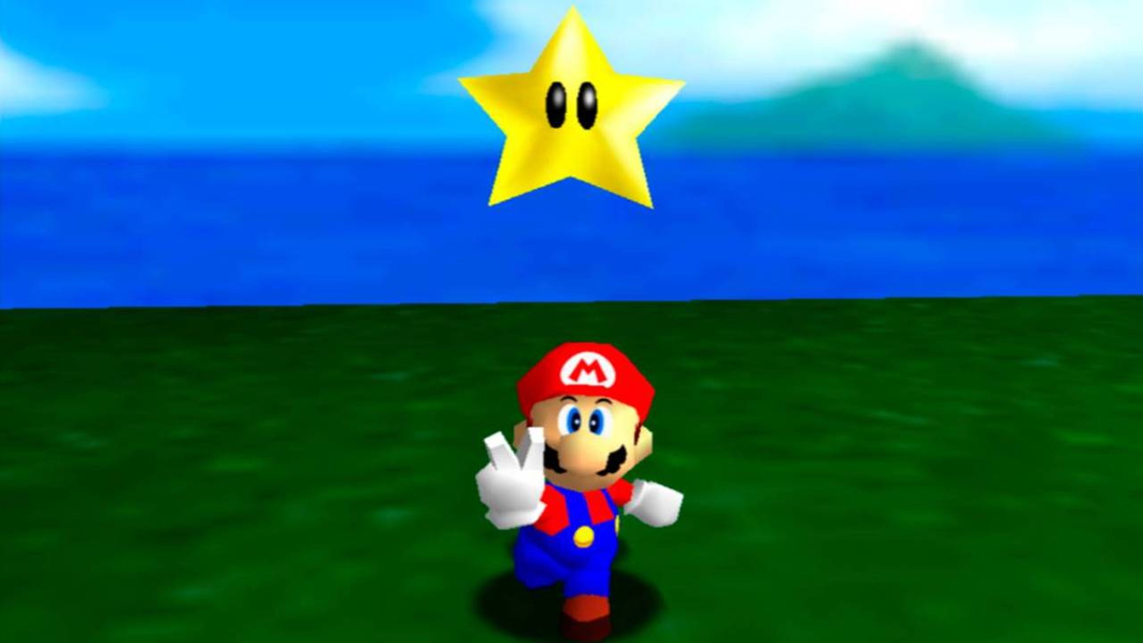 Super Mario 64 pose