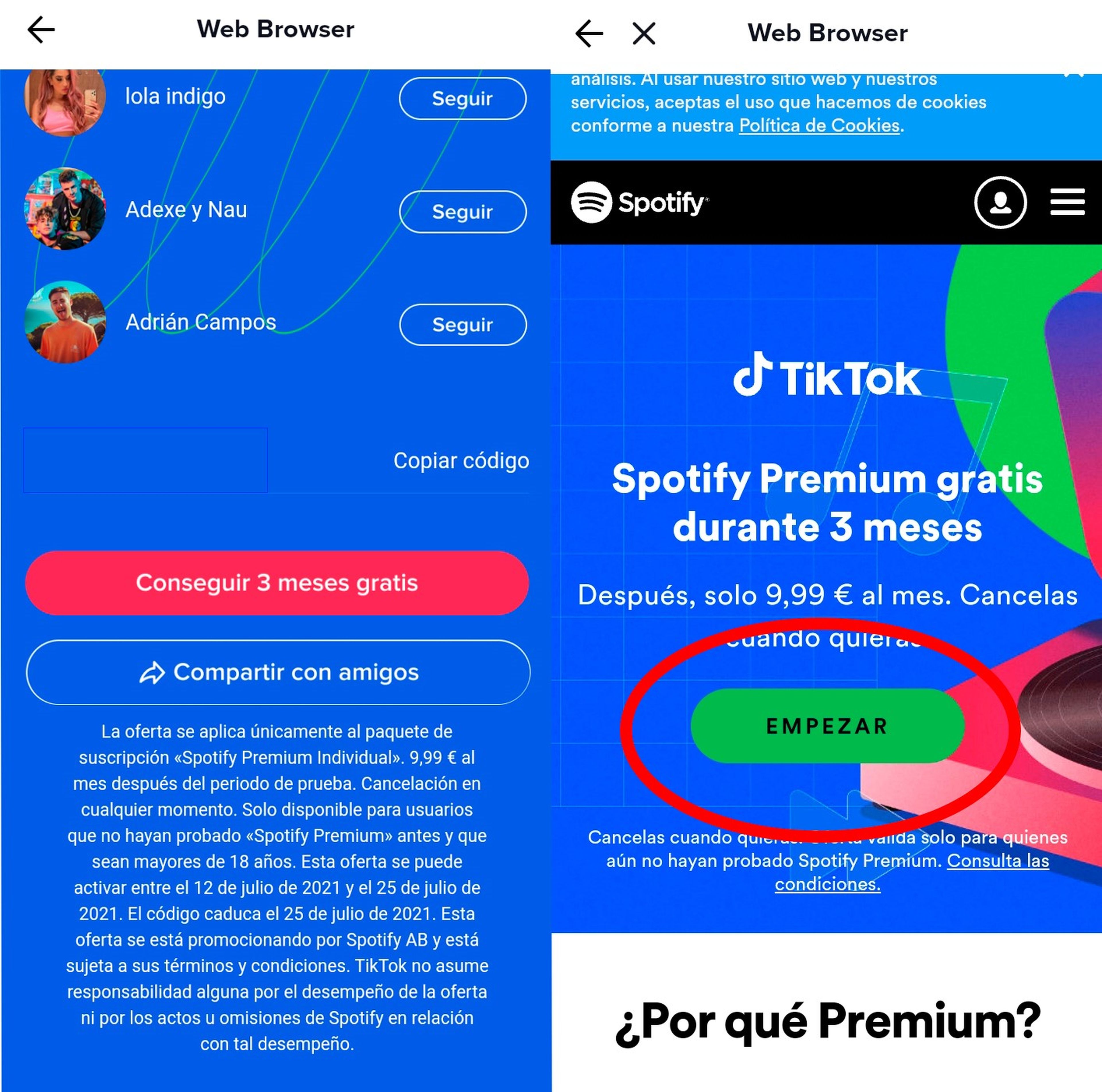 TikTok Spotify