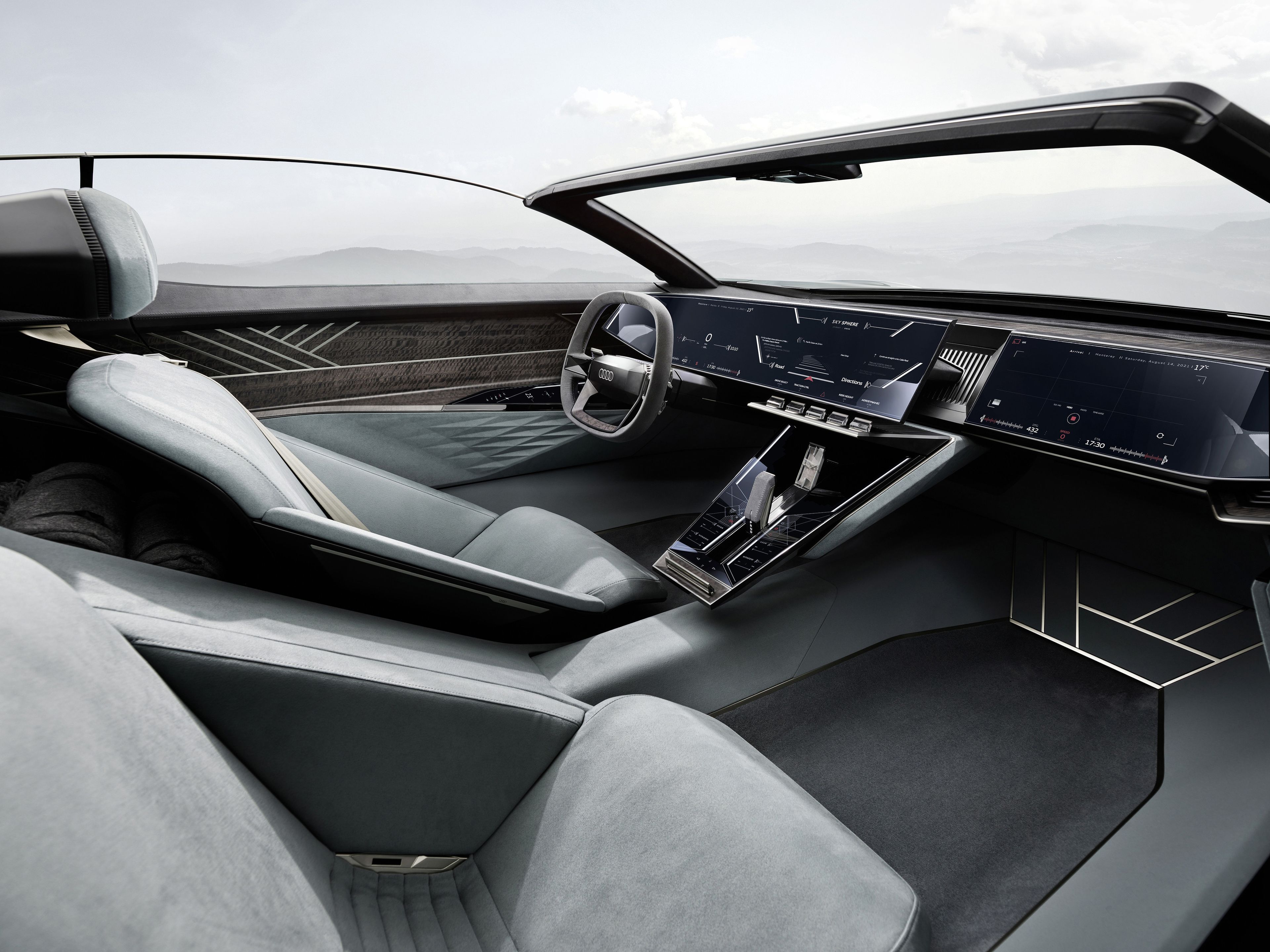 Interior del nuevo Audi Skysphere.