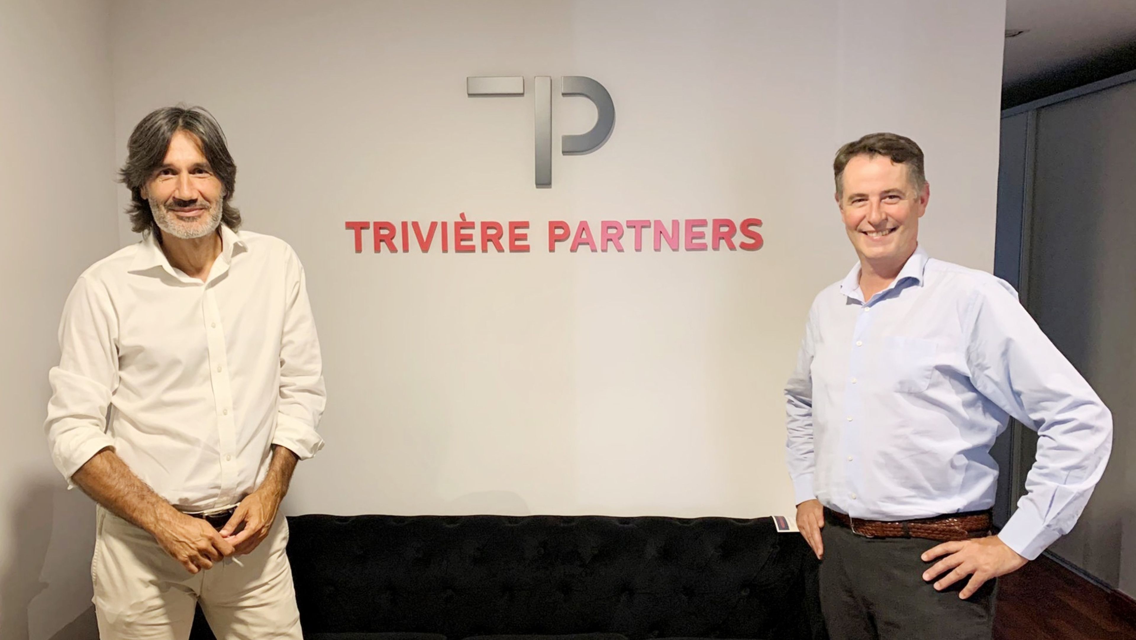 El socio de Trivière Partners Ismael Durán junto al CEO y fundador de la consultora, Sebastian Trivière.