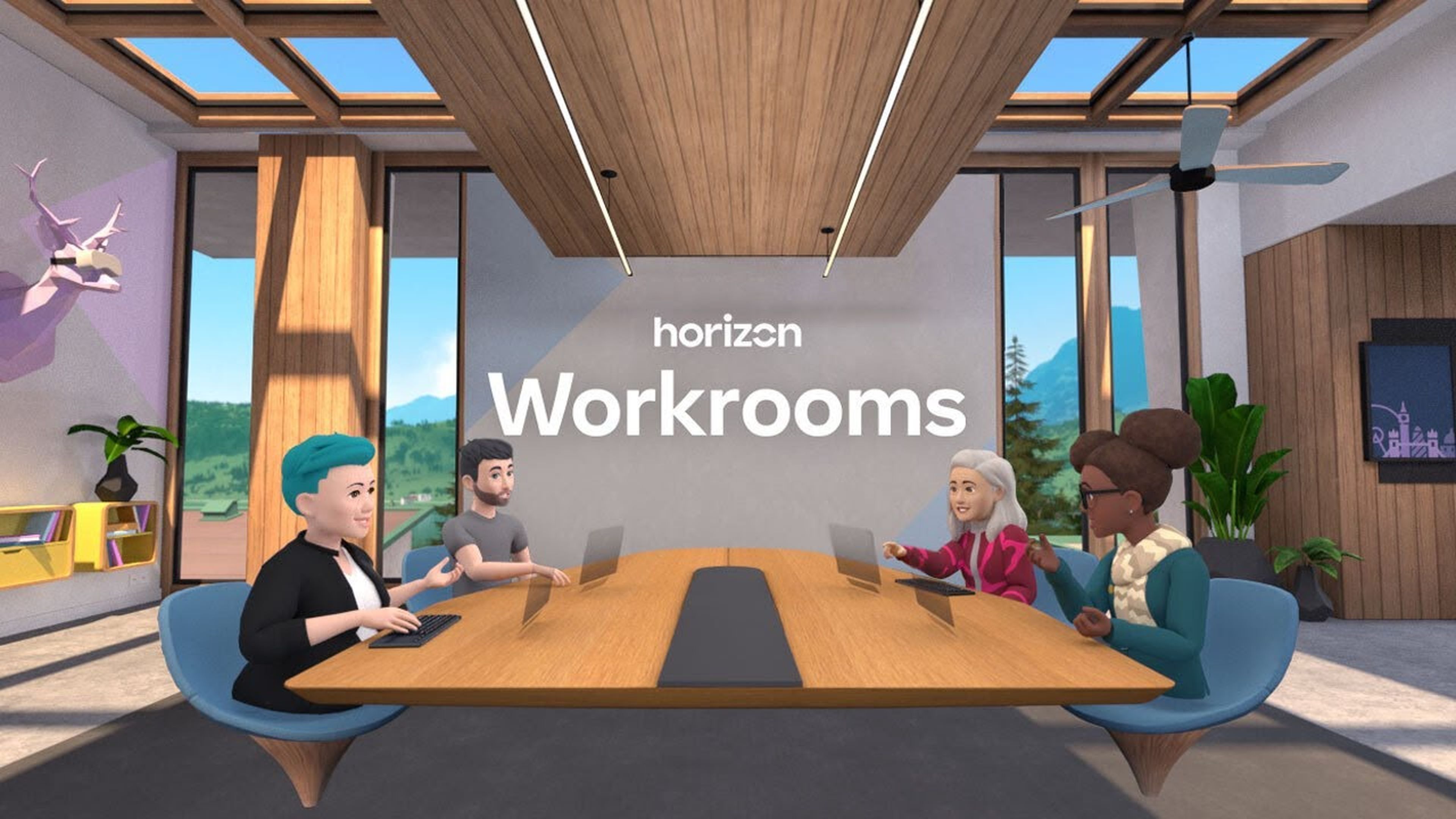Facebook acaba de lanzar 'Horizon Workrooms'.