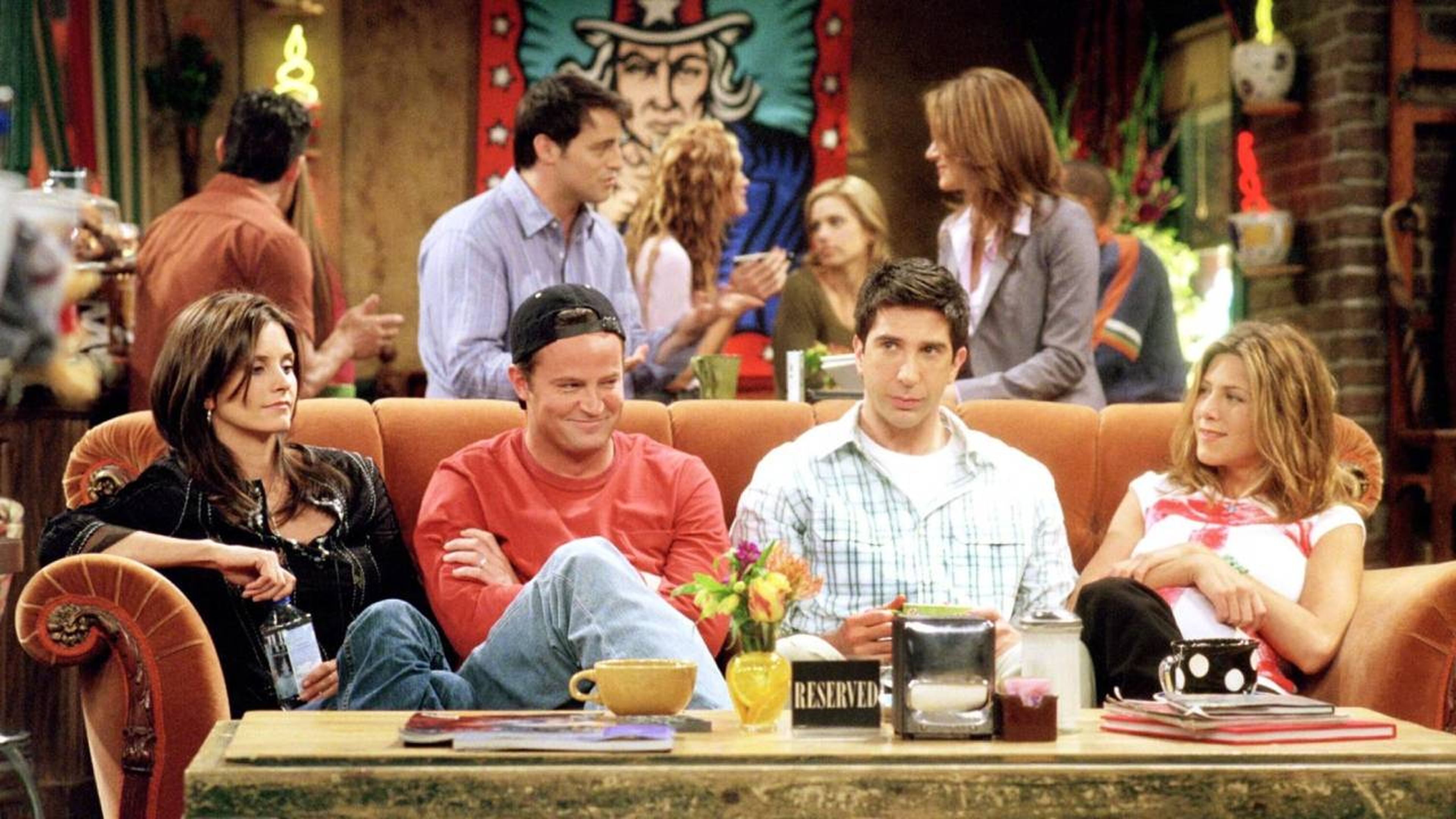 Una escena de la serie 'Friends'.