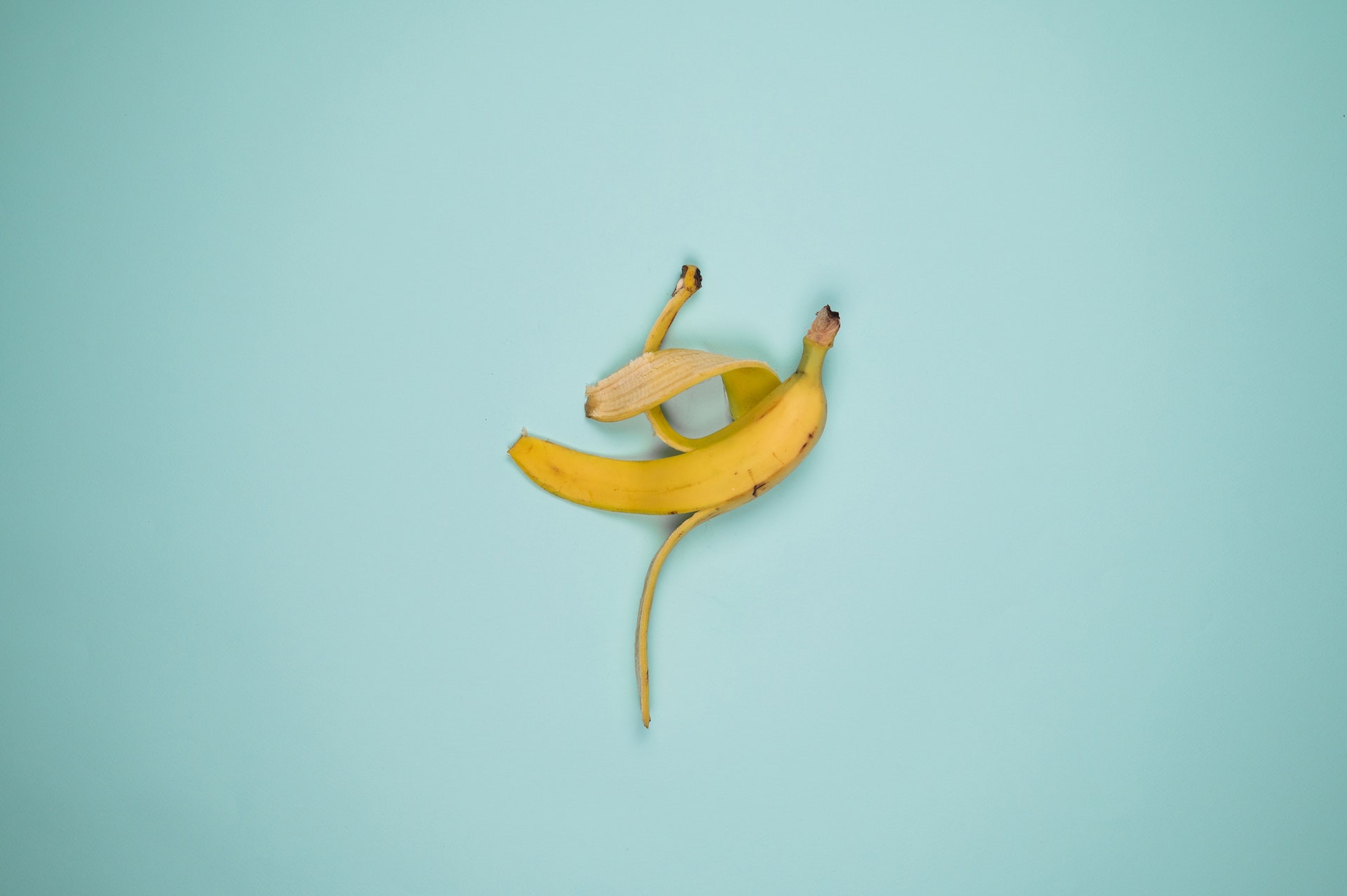 Frutas como el plátano