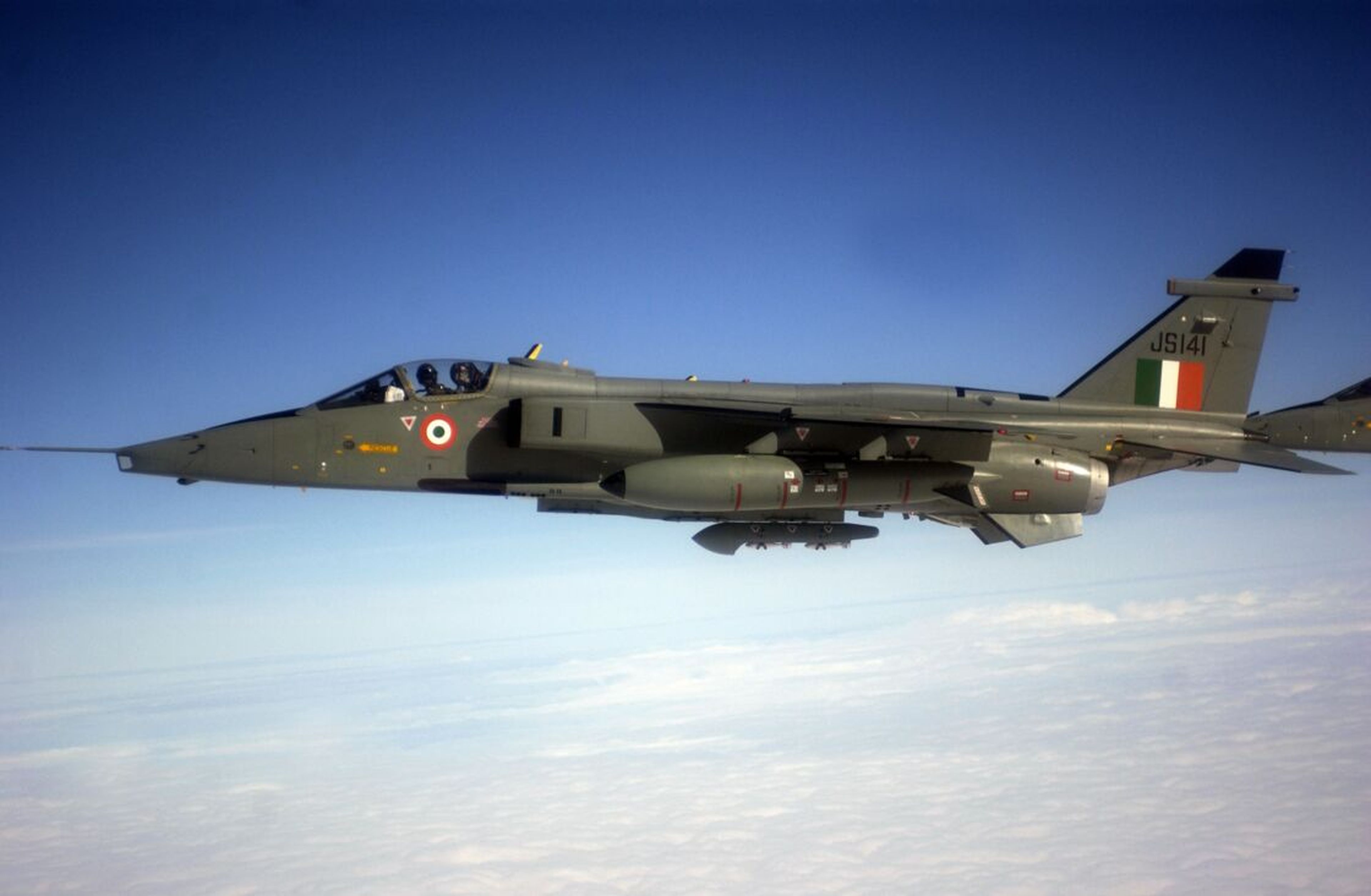Un Jaguar de la Fuerza Aérea India en julio de 2004.