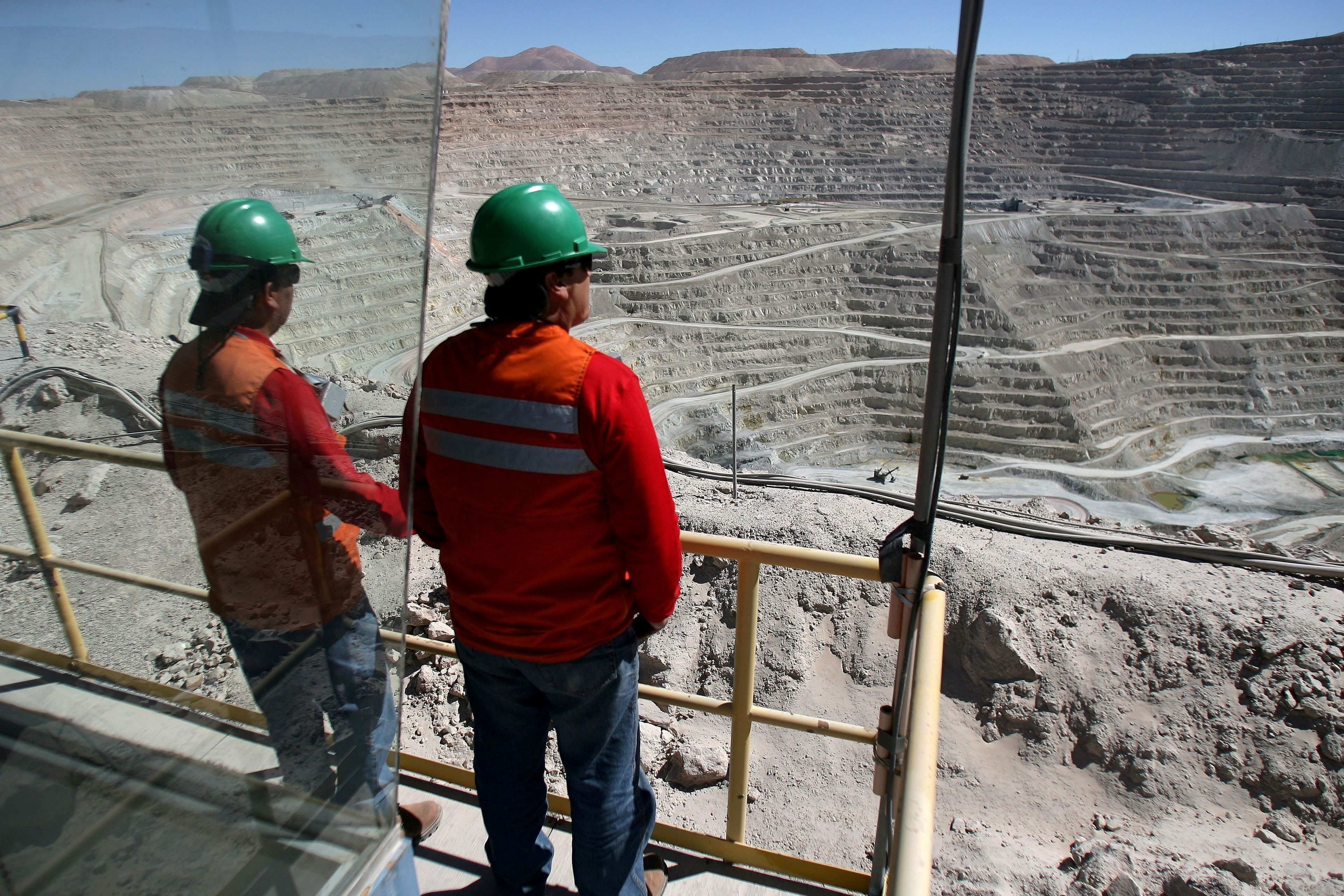 Mina de cobre Escondida, la mayor del mundo, ubicada en la región chilena de Antofagasta.