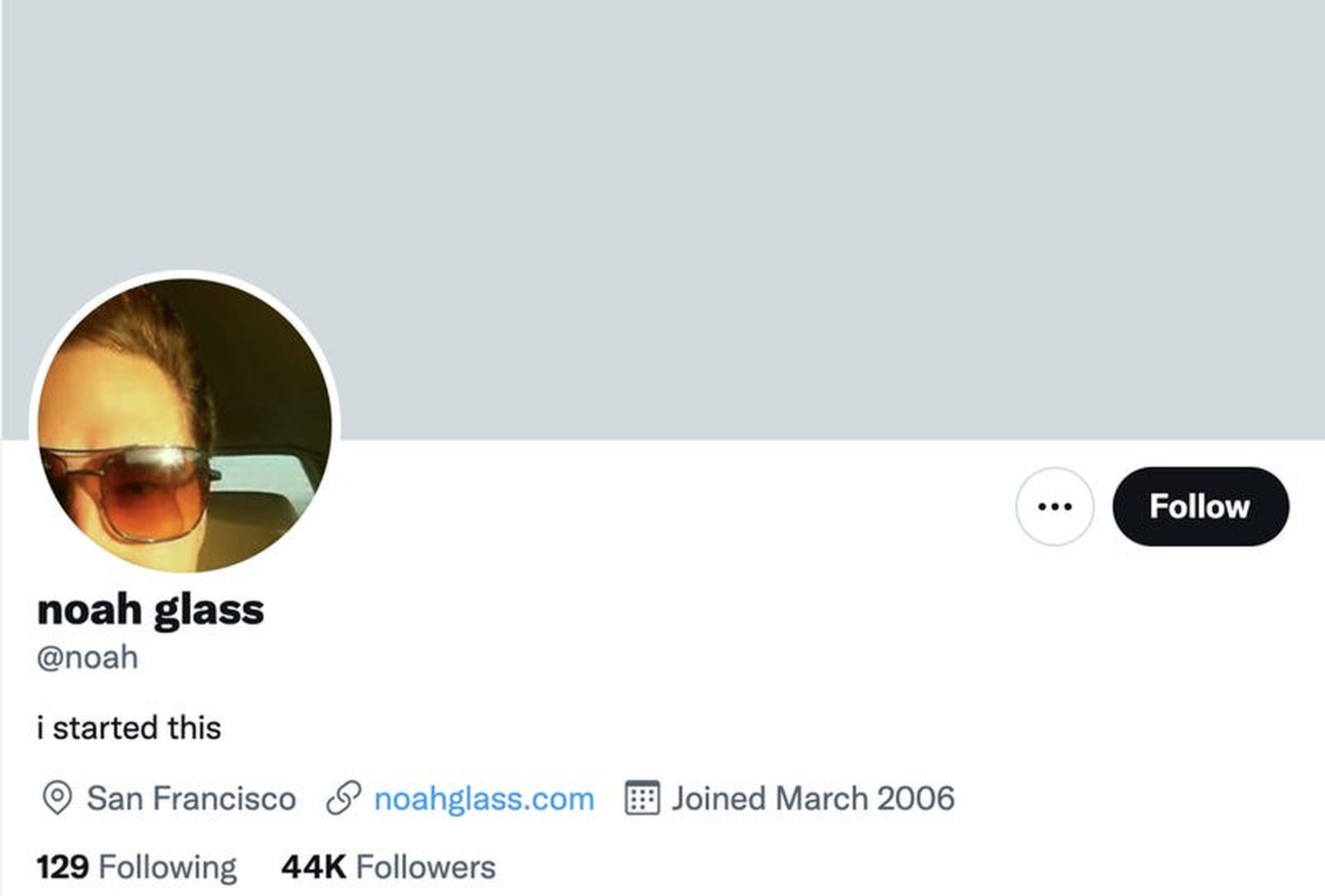 Noah Glass, cofundador de Twitter.