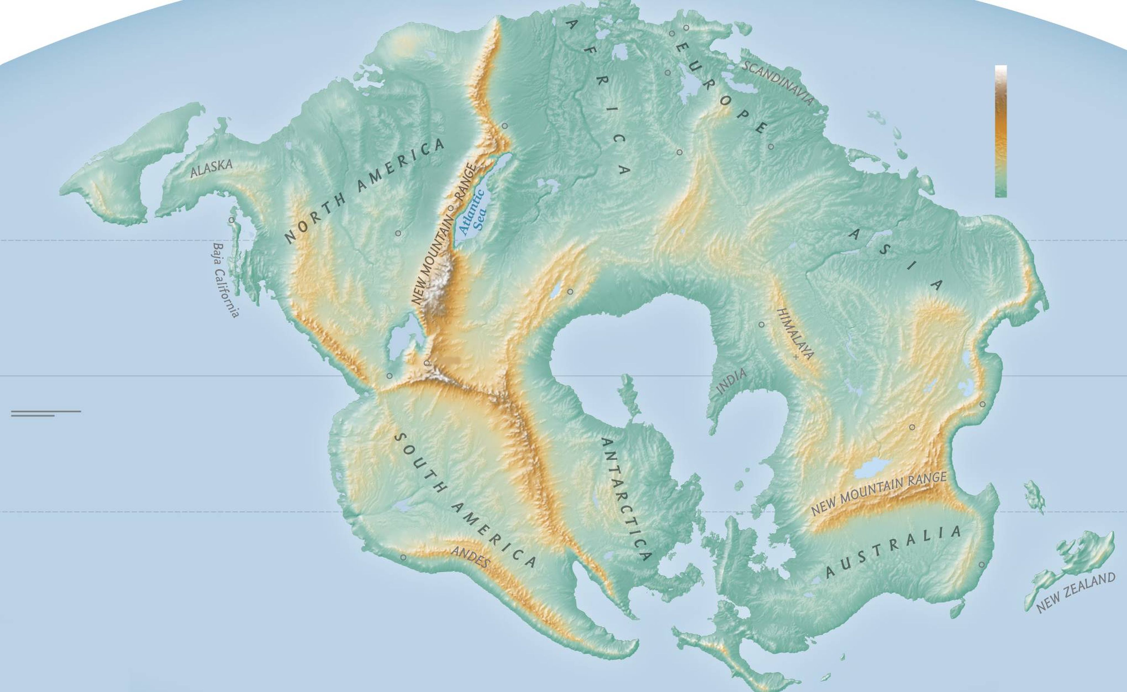 Mapa conceptual de Próxima Pangea.