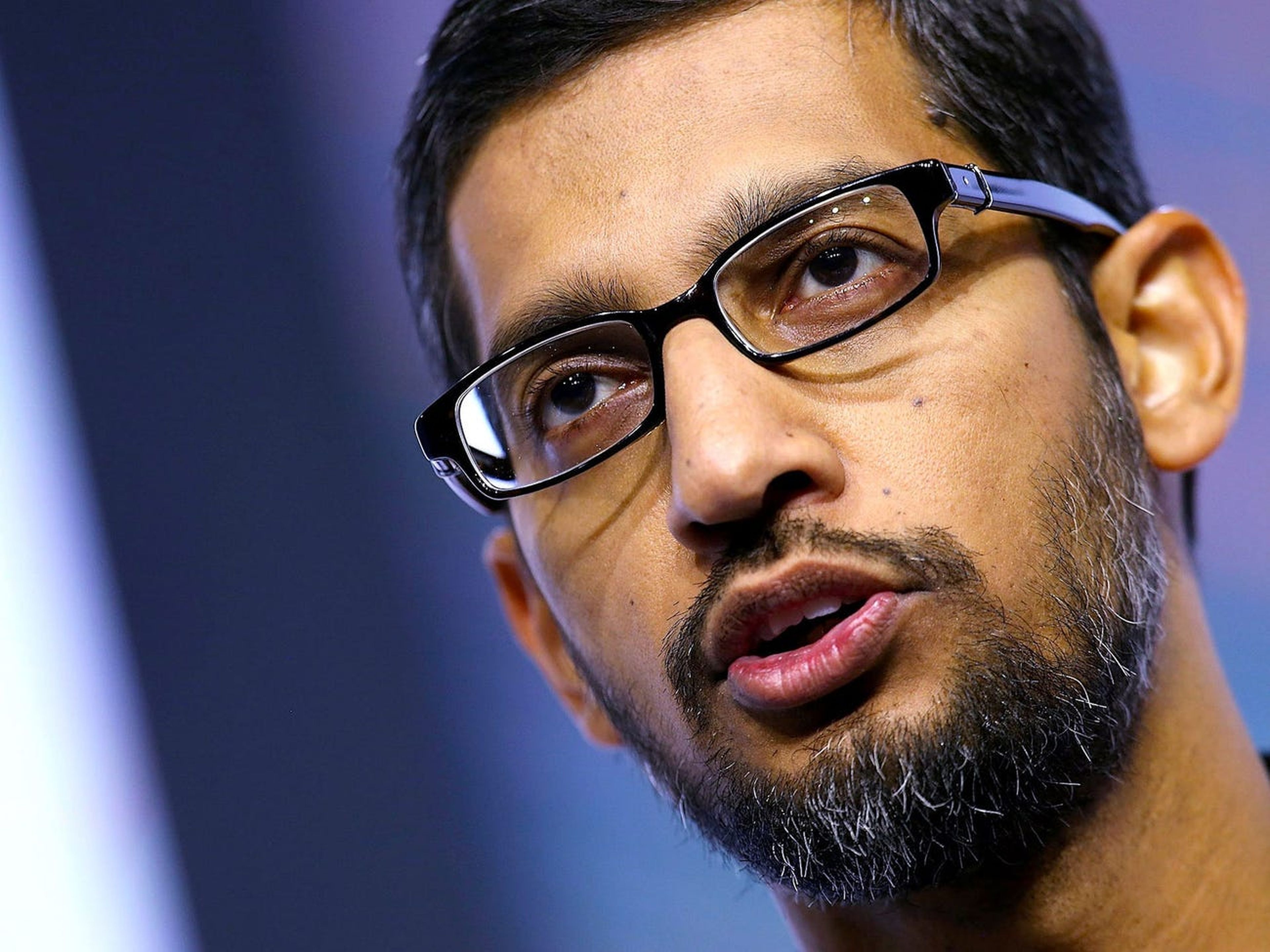 Sundar Pichai, Google's CEO.