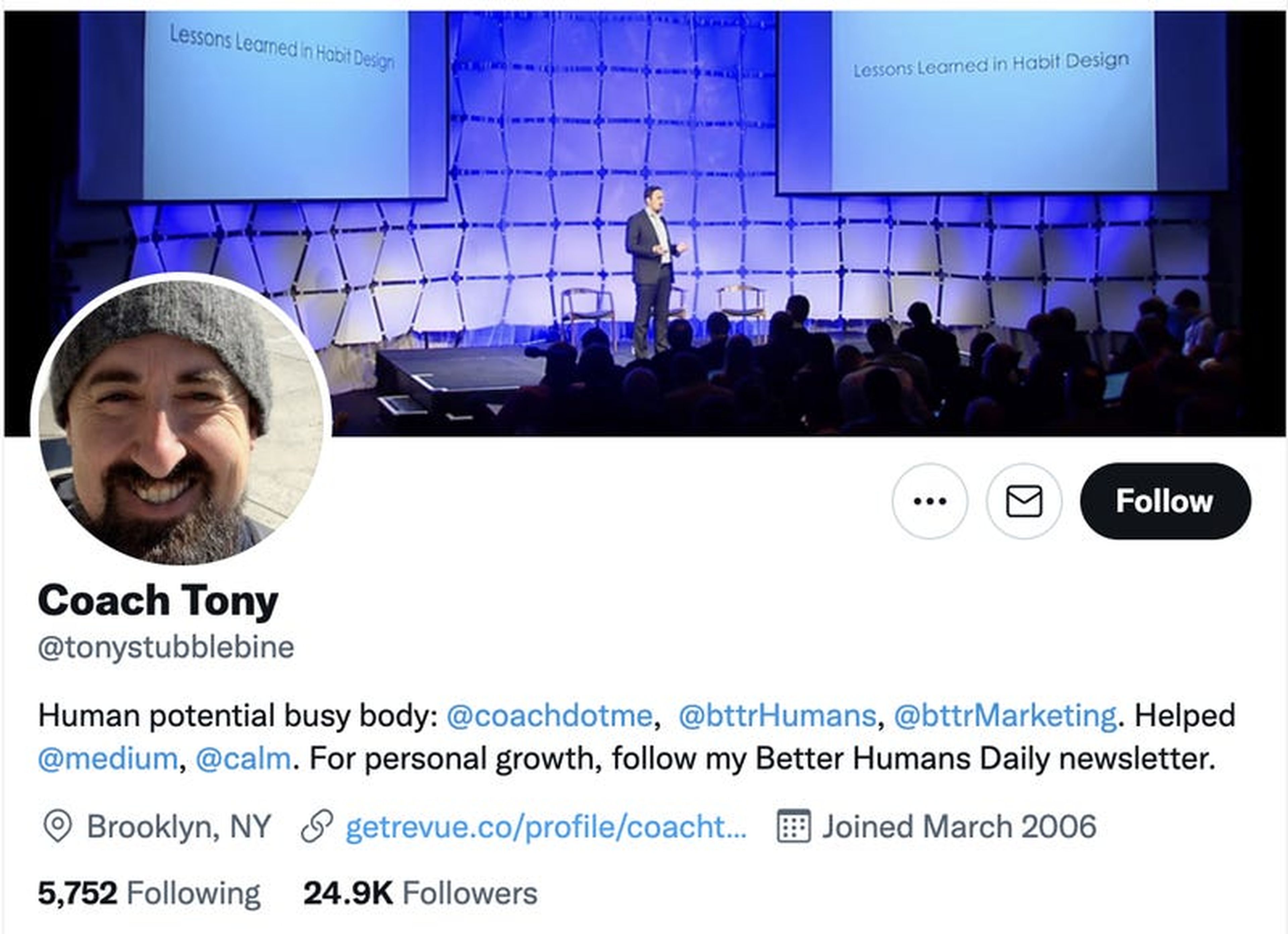 Tony Stubblebine, ex director de ingeniería de Twitter.