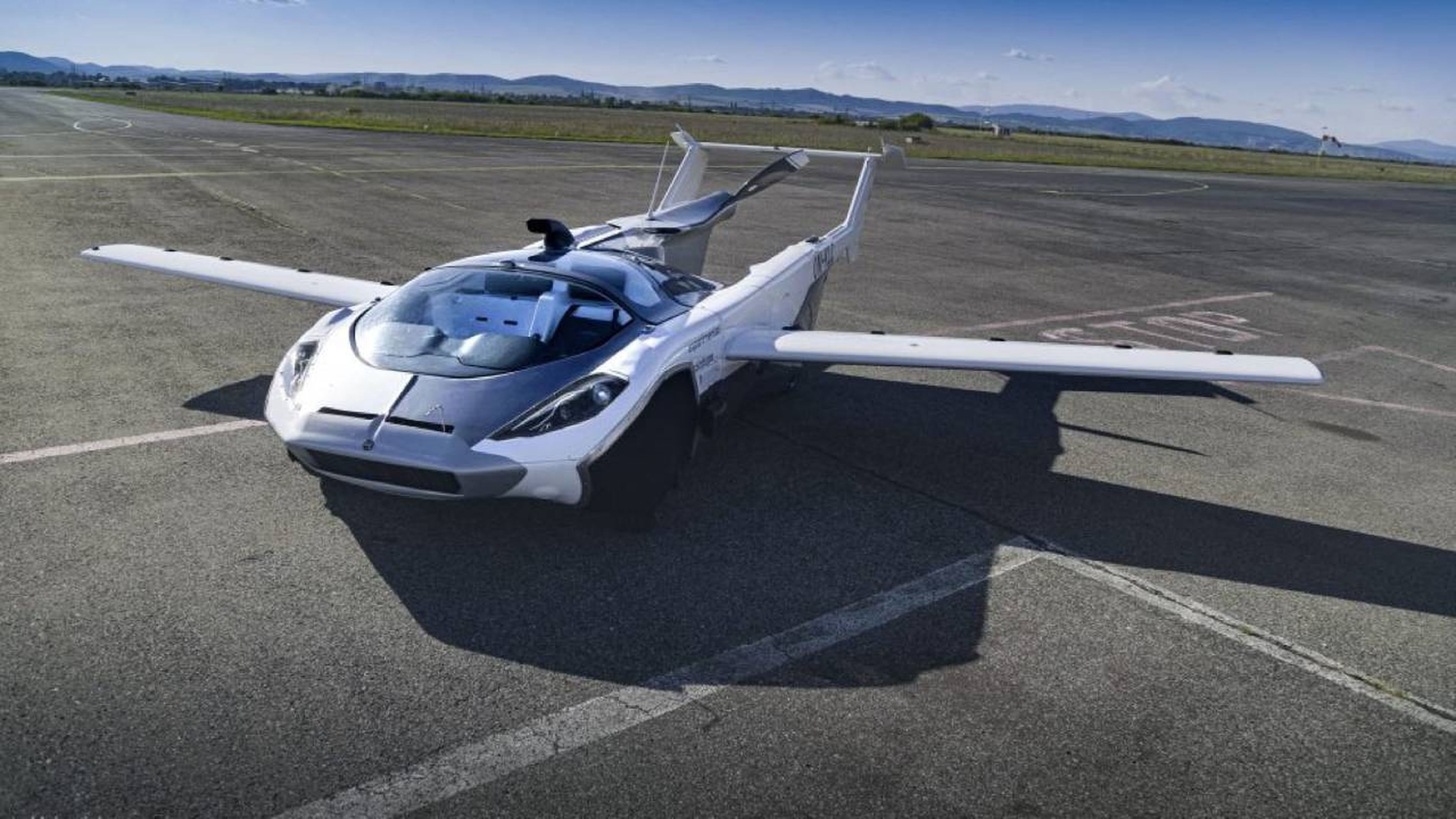 Modelo de Air Car, coche volador desarrollado por Klein Vision.