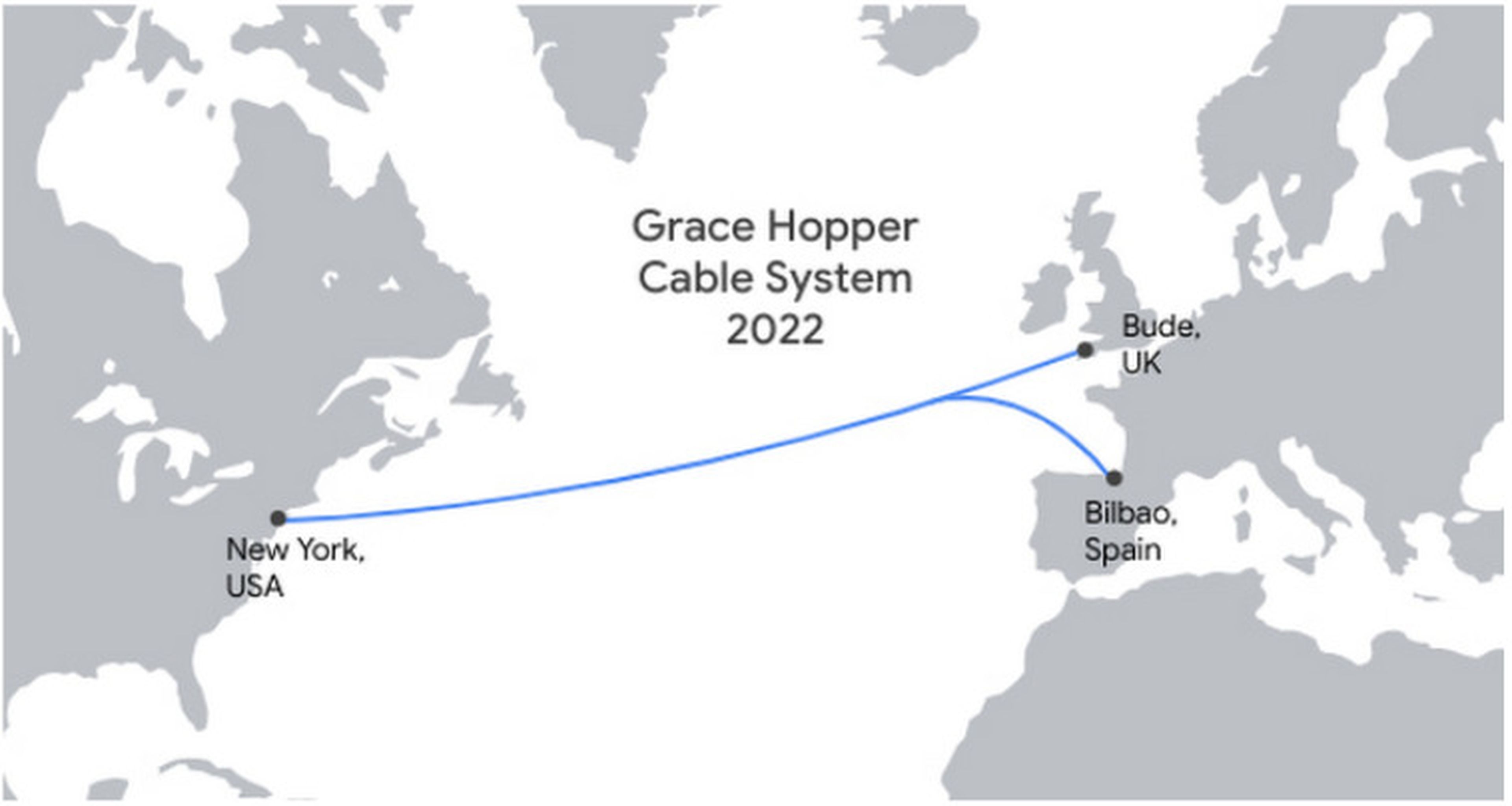 El Grace Hooper conectará la costa de Nueva York, con España y Reino Unido.