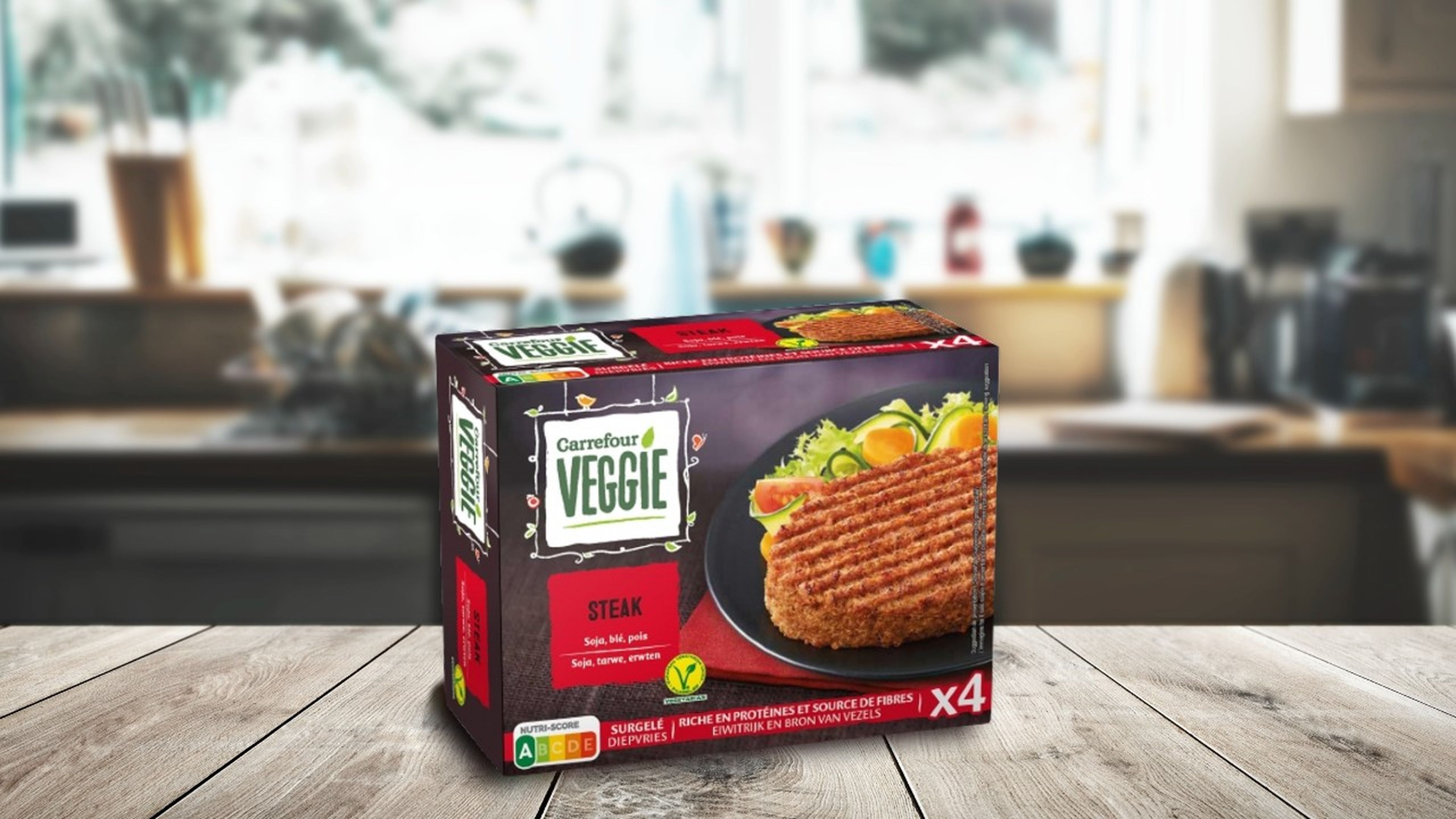 Carrefour lanza una nueva gama de carne vegetal