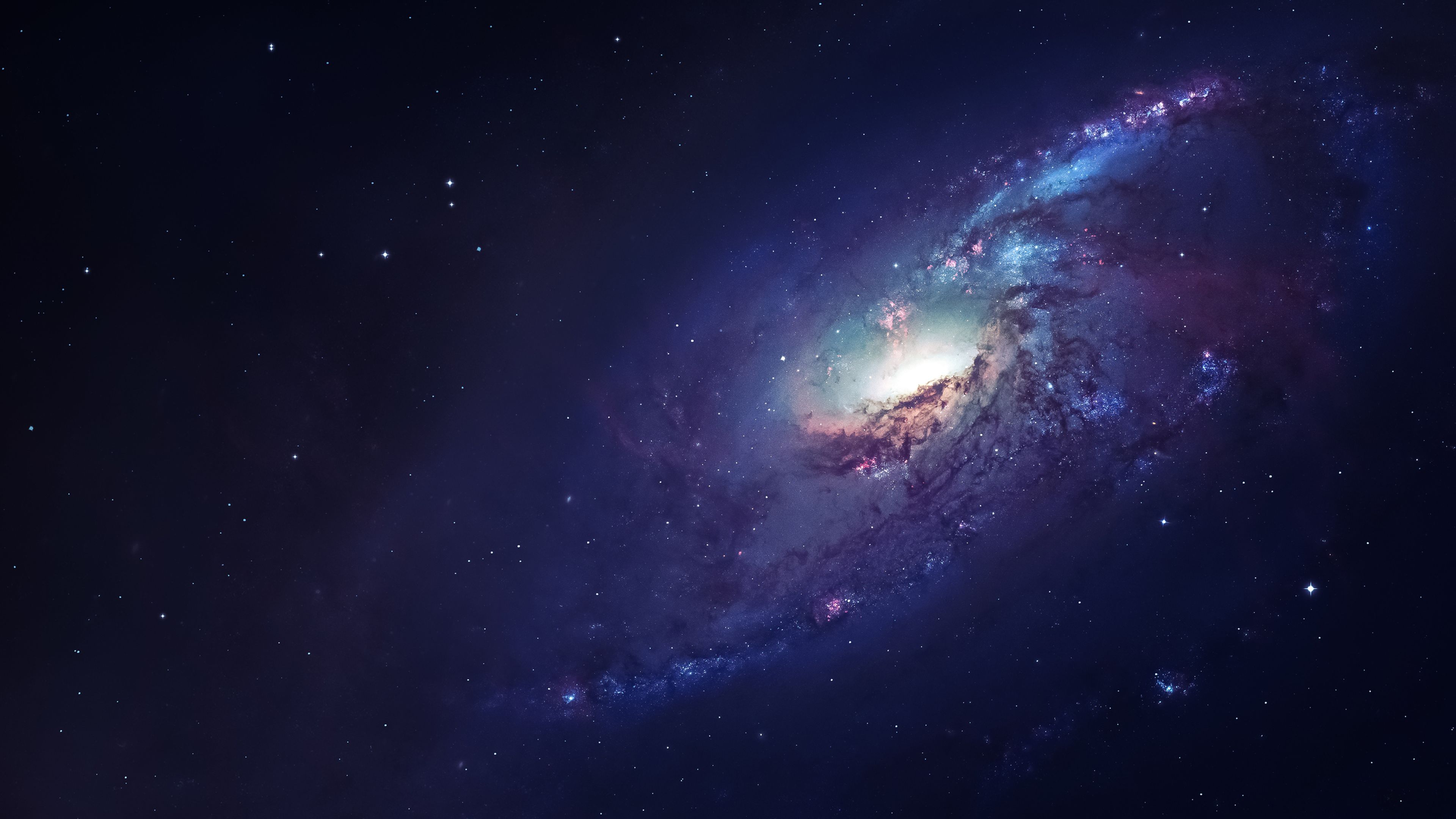 ilustración galaxia espiral