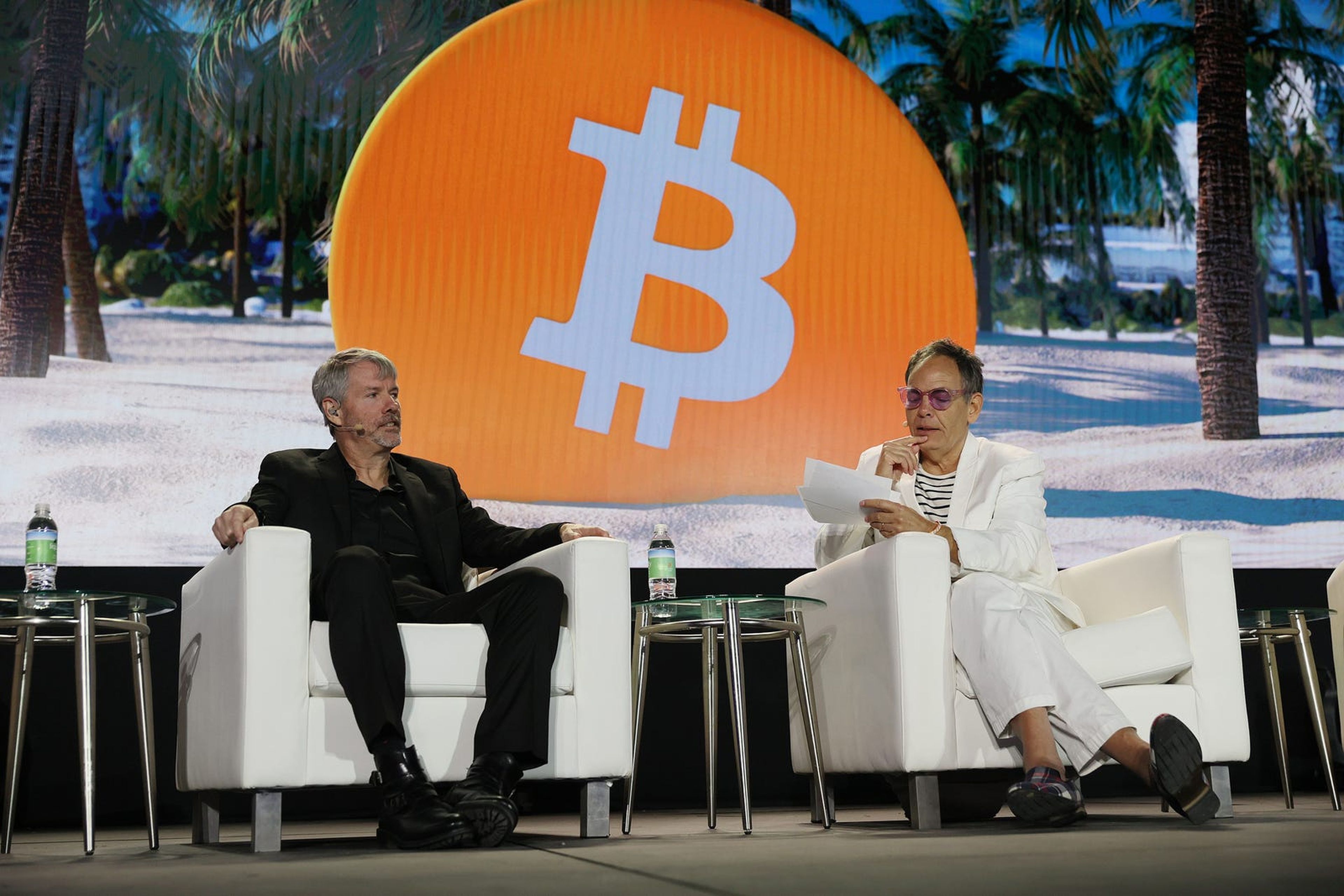 Saylor en la conferencia Bitcoin 2021 de Miami en junio.