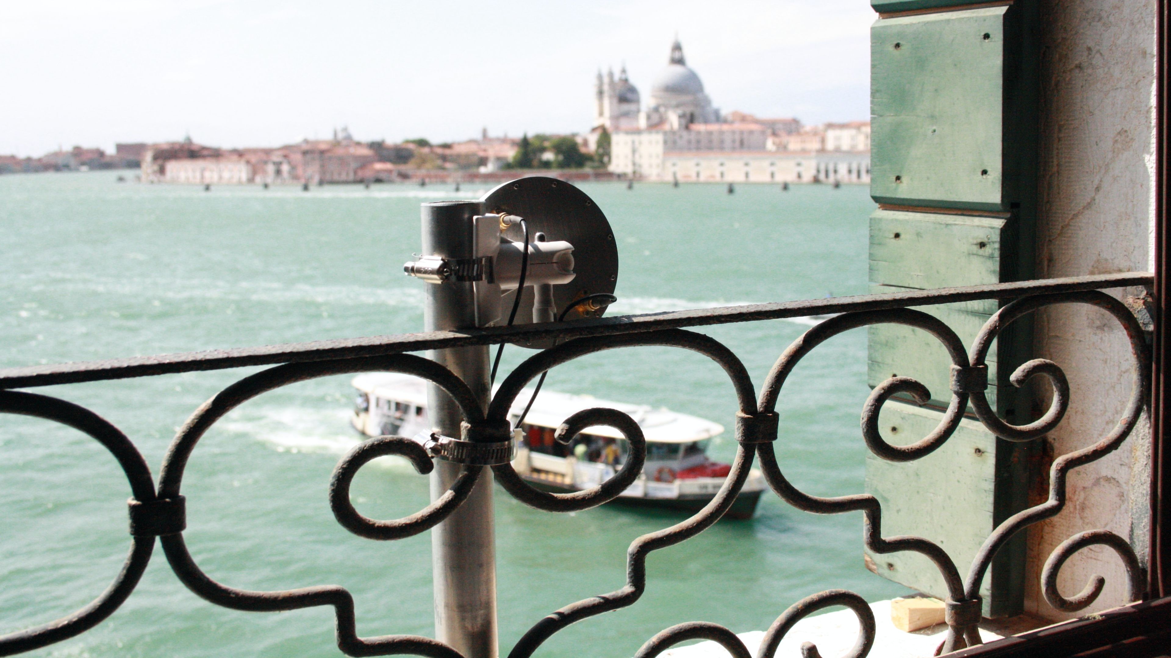 Sensor de Divirod instalado en Venecia.
