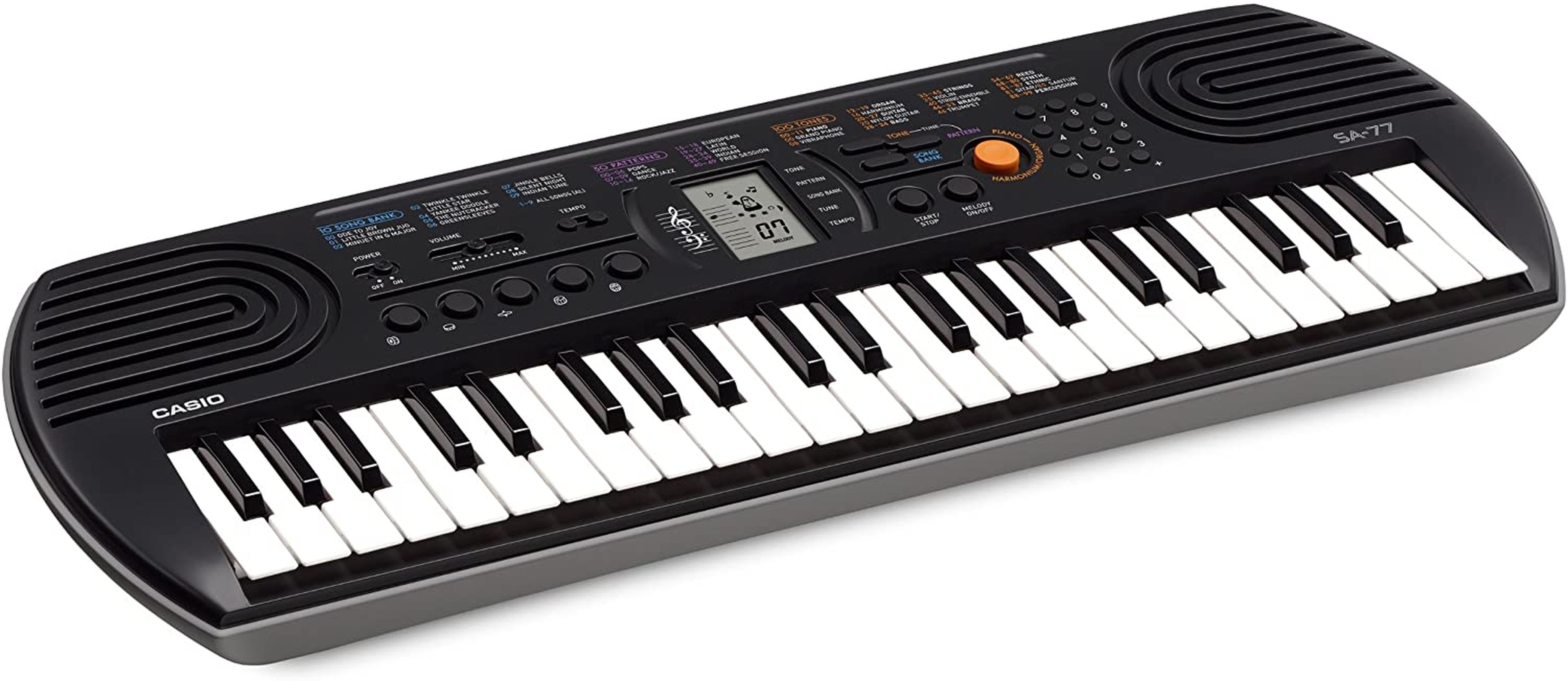  Alesis Melody 54 - Piano digital con teclado eléctrico con 54  teclas, altavoces, 300 sonidos, 300 ritmos, 40 canciones, micrófono y  lecciones de piano : Instrumentos Musicales