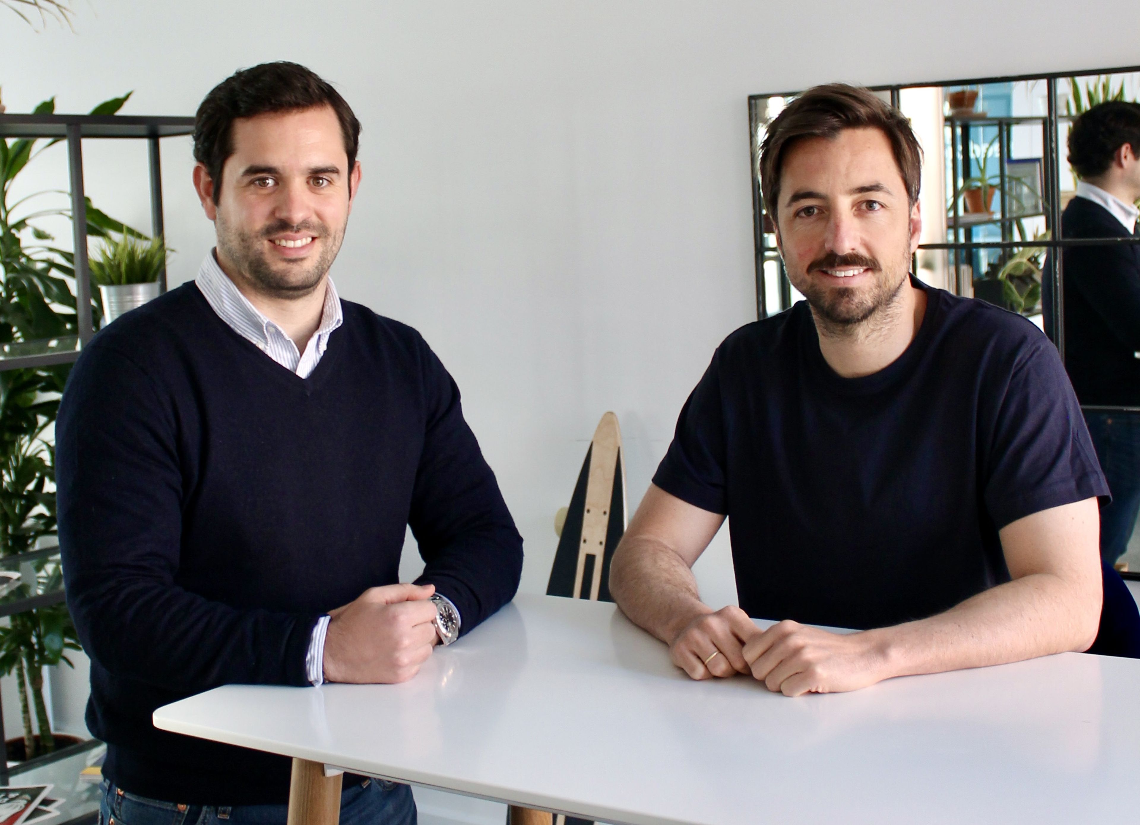 Albert Nieto (i) y Jorge Poyatos (d), cofundadores de Seedtag