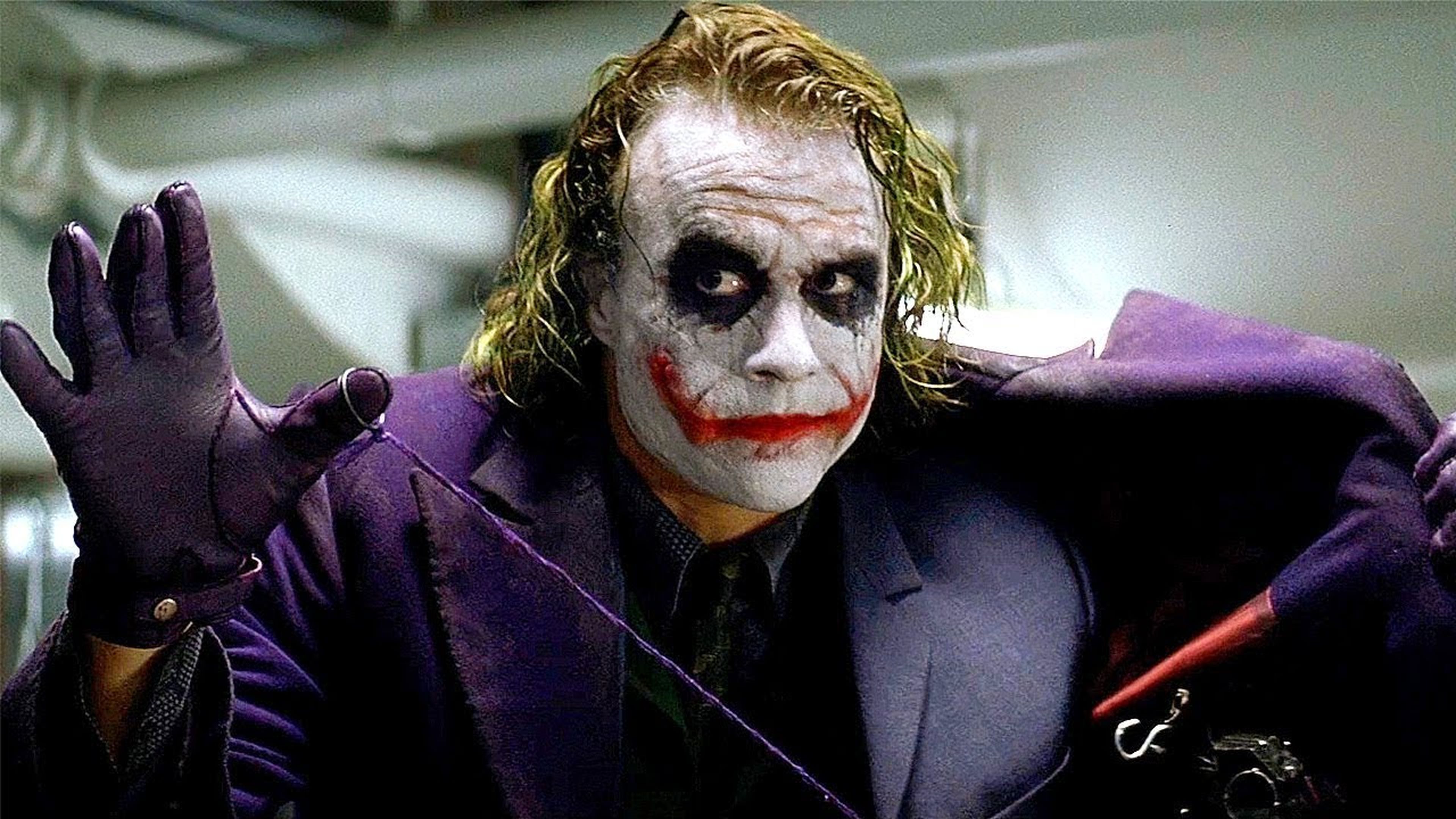 Heath Ledger interpretó al Joker en 'El caballero oscuro'.