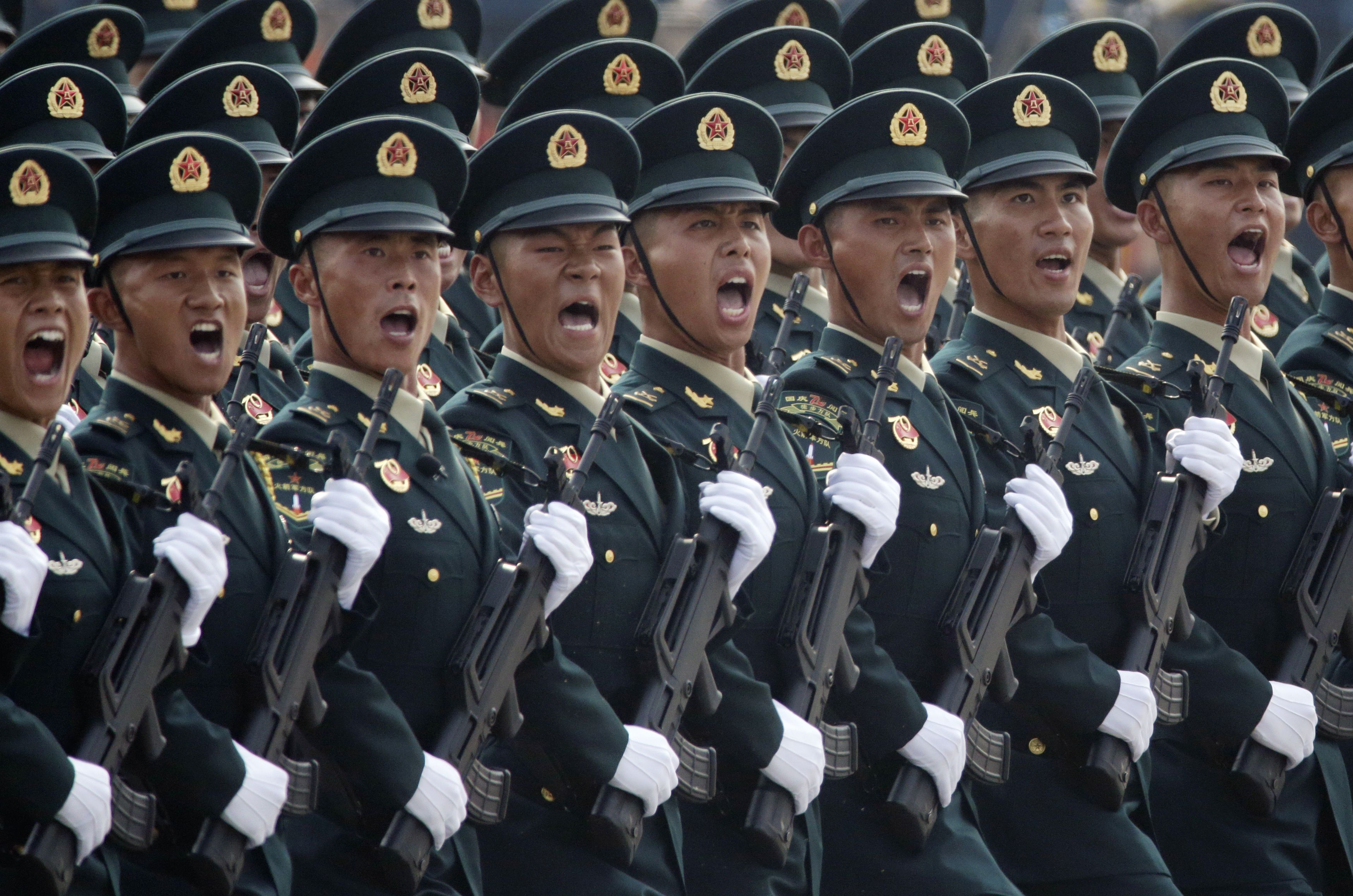 Desfile del Ejército Popular de Liberación de China.