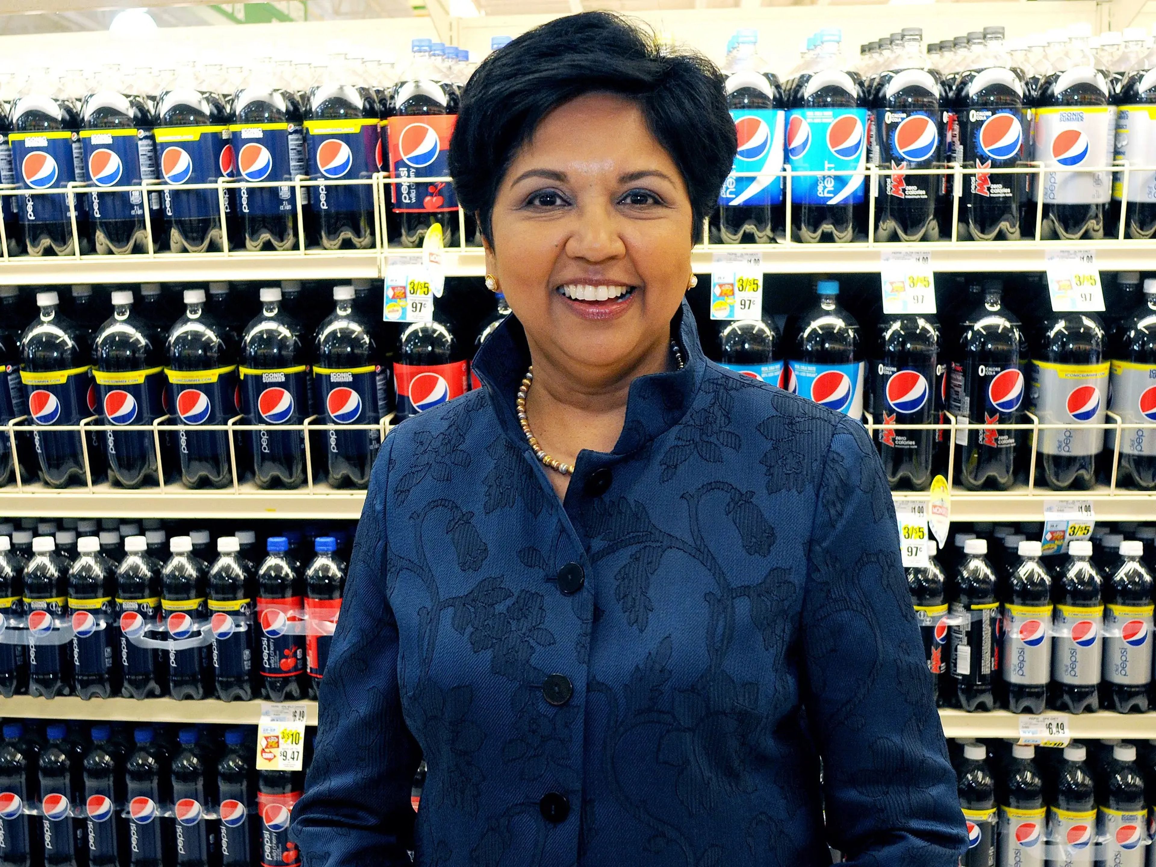 La antigua CEO de PepsiCo, Indra Nooyi.