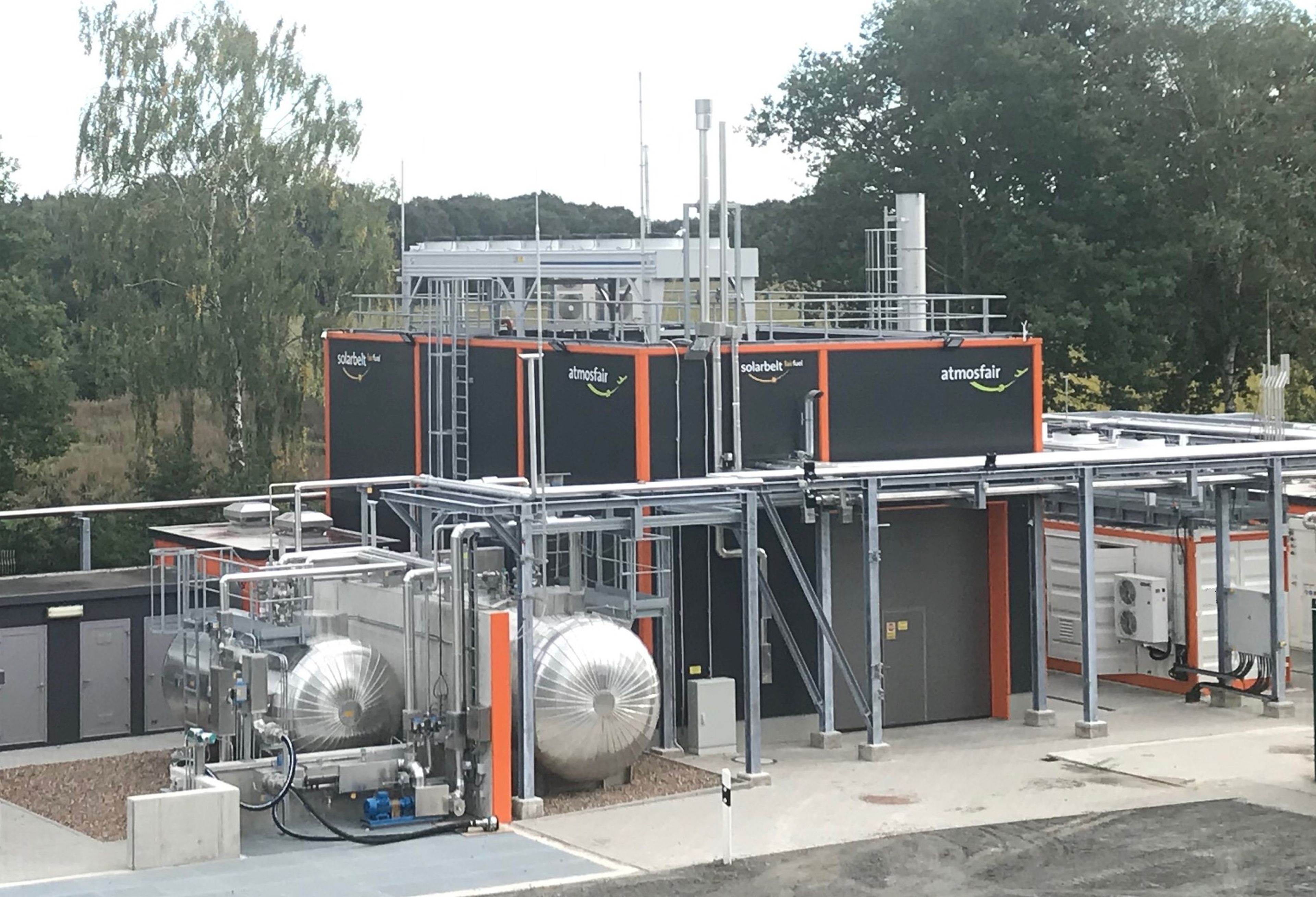 Planta de queroseno sostenible de Atmosfair en Werlte, Alemania.